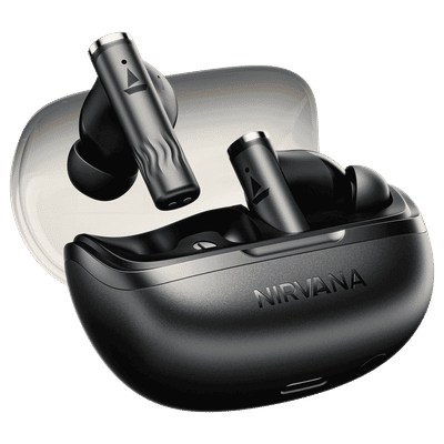 boAt Nirvana Zenith Pro TWS Earbuds with Hybrid Adaptive Active Noise Cancellation (IPX4 Water Resistance, Google Fast Pair, Velvet Grey)