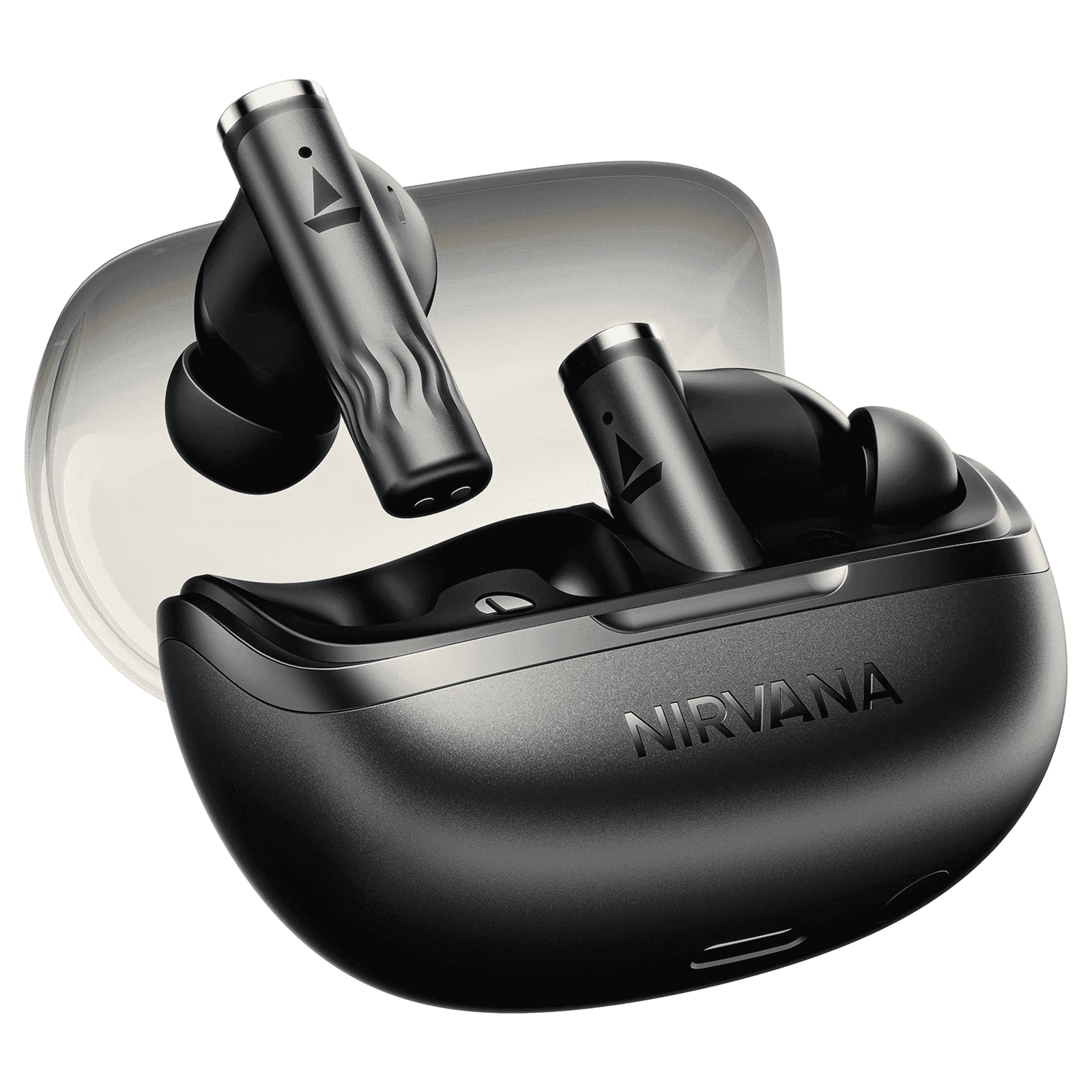 boAt Nirvana Zenith Pro TWS Earbuds with Hybrid Adaptive Active Noise Cancellation (IPX4 Water Resistance, Google Fast Pair, Velvet Grey) boAt Nirvana Zenith Pro TWS Earbuds with Hybrid Adaptive Active Noise Cancellation (IPX4 Water Resistance, Google Fast Pair, Velvet Grey)_1