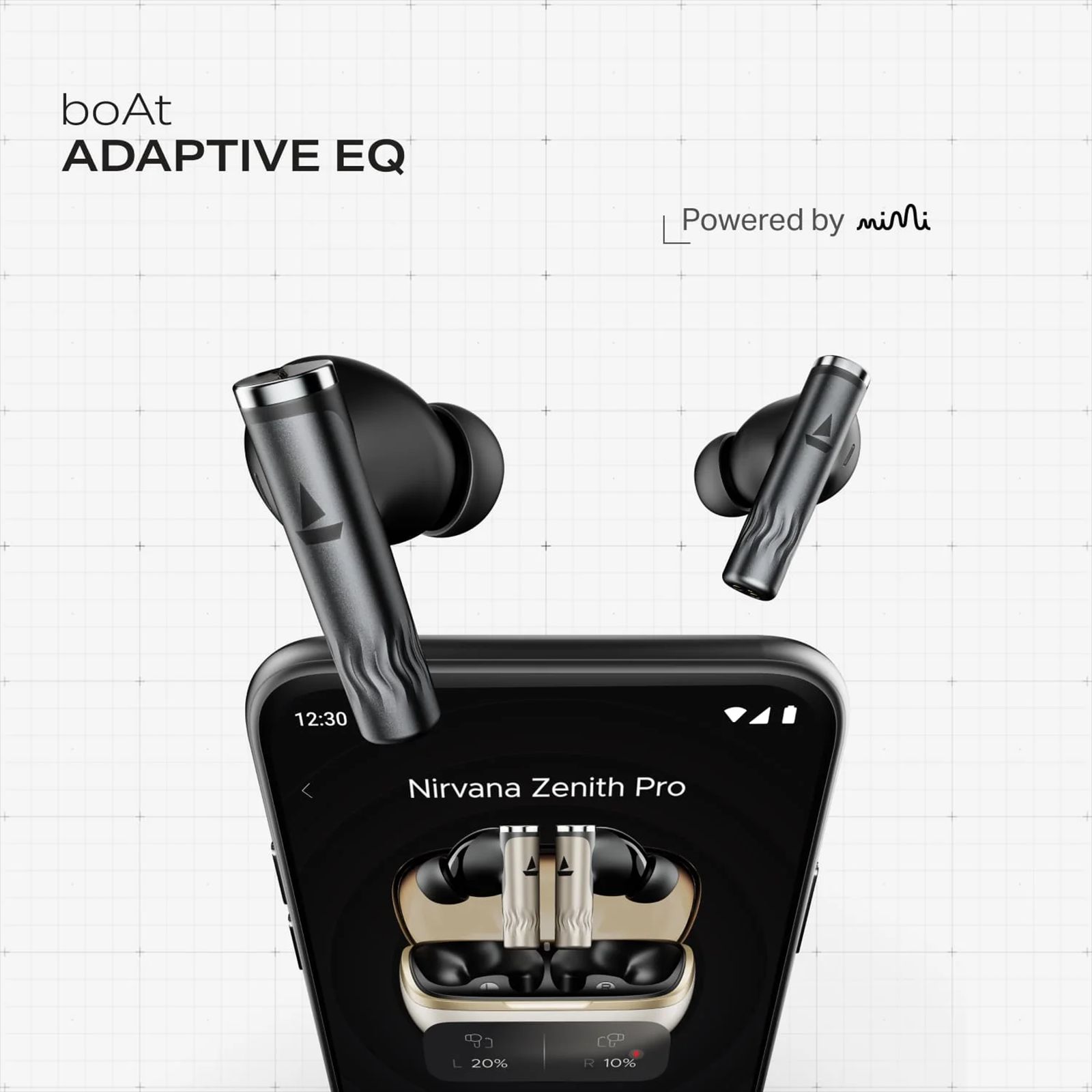 boAt Nirvana Zenith Pro TWS Earbuds with Hybrid Adaptive Active Noise Cancellation (IPX4 Water Resistance, Google Fast Pair, Velvet Grey) boAt Nirvana Zenith Pro TWS Earbuds with Hybrid Adaptive Active Noise Cancellation (IPX4 Water Resistance, Google Fast Pair, Velvet Grey)_7