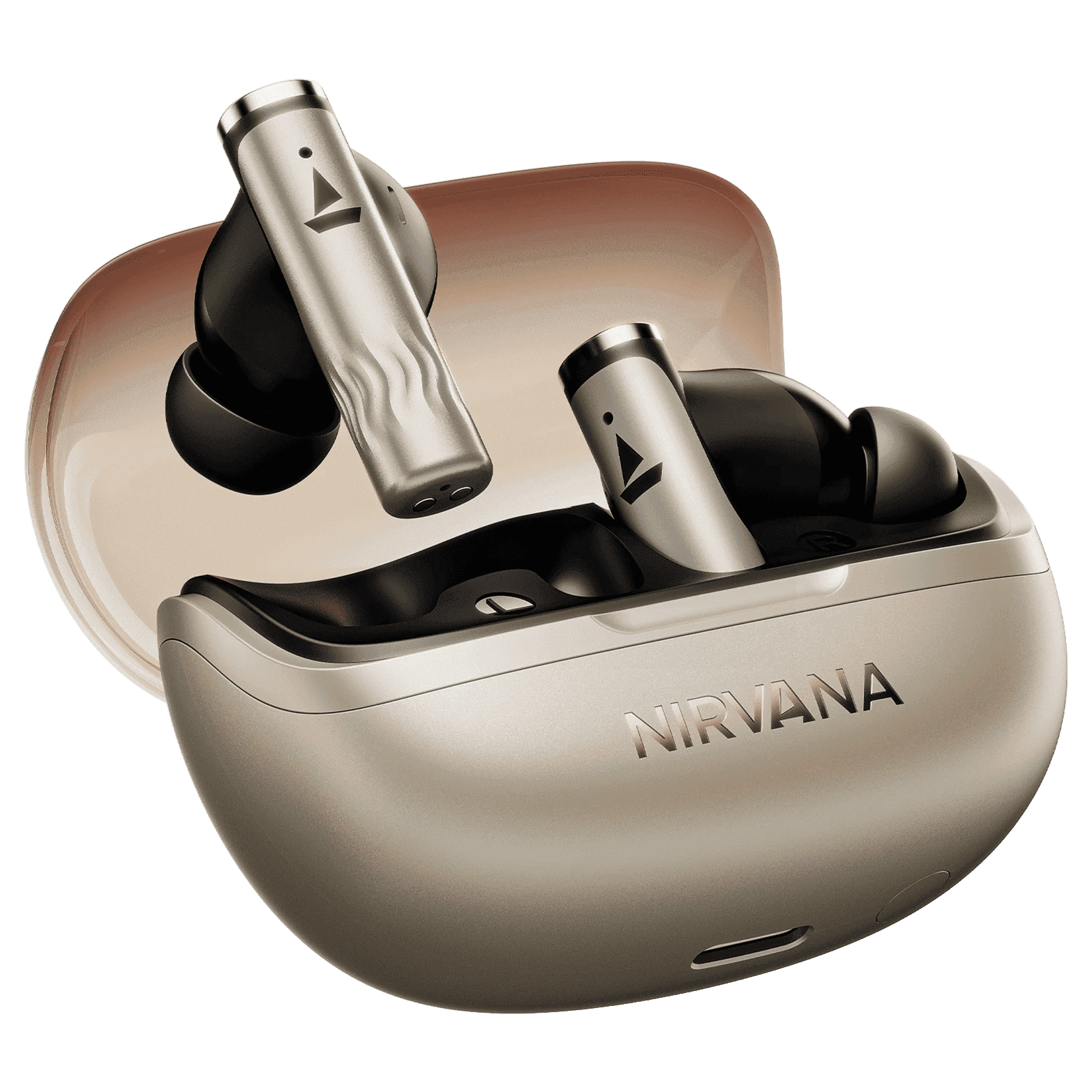 boAt Nirvana Zenith Pro TWS Earbuds with Hybrid Adaptive Active Noise Cancellation (IPX4 Water Resistance, Google Fast Pair, Platinum Gold)_1