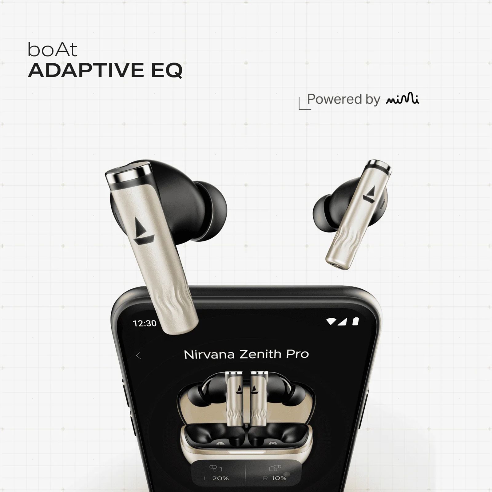 boAt Nirvana Zenith Pro TWS Earbuds with Hybrid Adaptive Active Noise Cancellation (IPX4 Water Resistance, Google Fast Pair, Platinum Gold)_7