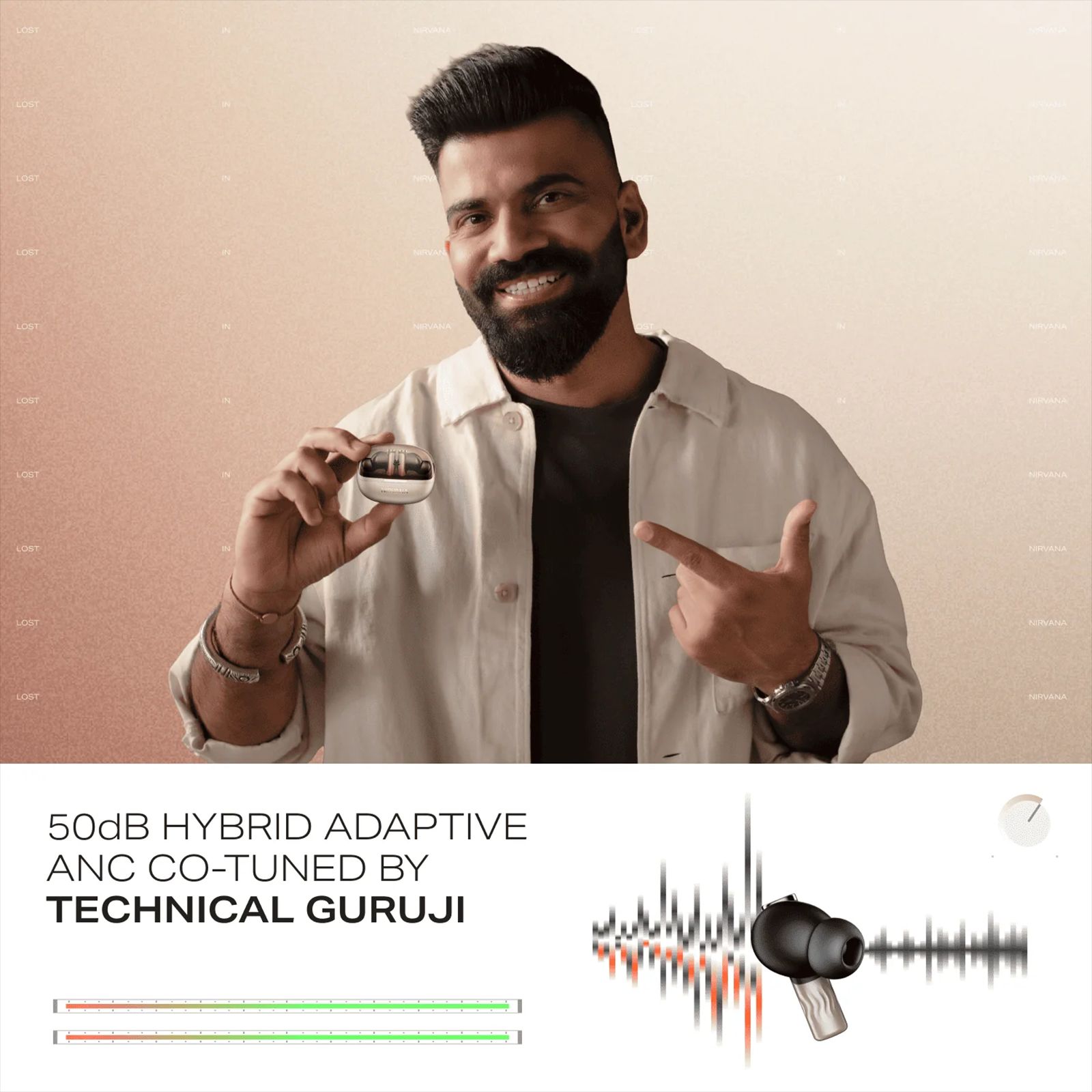 boAt Nirvana Zenith Pro TWS Earbuds with Hybrid Adaptive Active Noise Cancellation (IPX4 Water Resistance, Google Fast Pair, Platinum Gold)_3