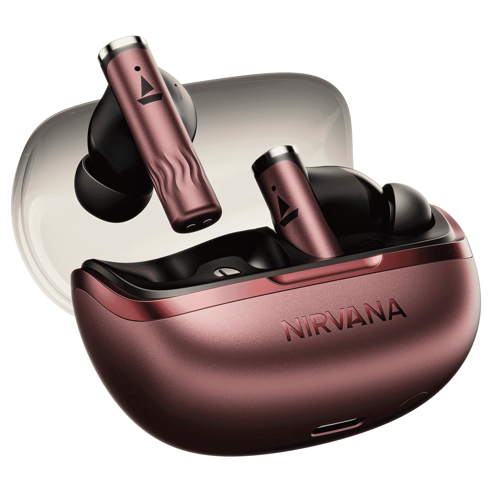 boAt Nirvana Zenith Pro TWS Earbuds with Hybrid Adaptive Active Noise Cancellation (IPX4 Water Resistance, Google Fast Pair, Crimson Red) boAt Nirvana Zenith Pro TWS Earbuds with Hybrid Adaptive Active Noise Cancellation (IPX4 Water Resistance, Google Fast Pair, Crimson Red)_1