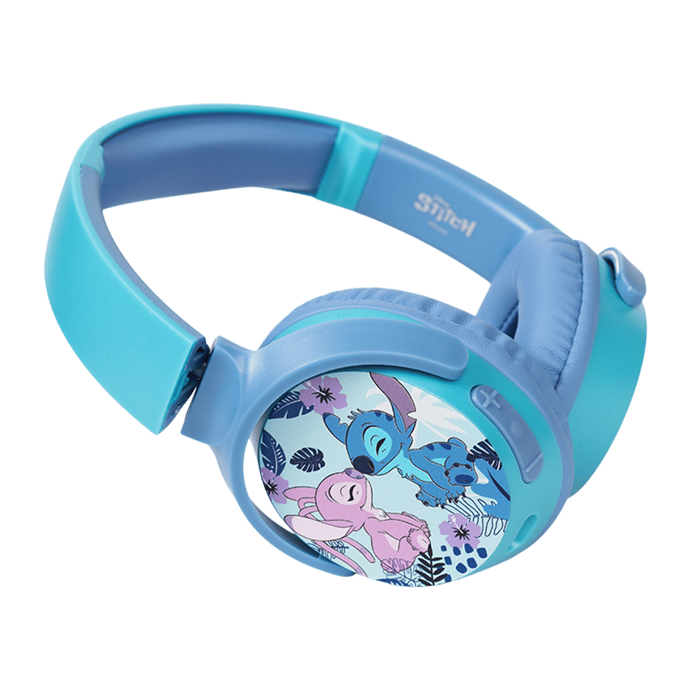 VOLKANO Disney Stitch DY-9955-ST Bluetooth Headphone with Mic (Kids Friendly Volume, Over Ear, Blue) VOLKANO Disney Stitch DY-9955-ST Bluetooth Headphone with Mic (Kids Friendly Volume, Over Ear, Blue)_2
