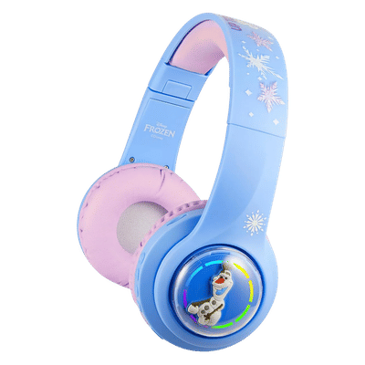 VOLKANO Disney Frozen 3D DY-3054-FR Bluetooth Headphone with Mic (Kids Friendly Volume, Over Ear, Blue)