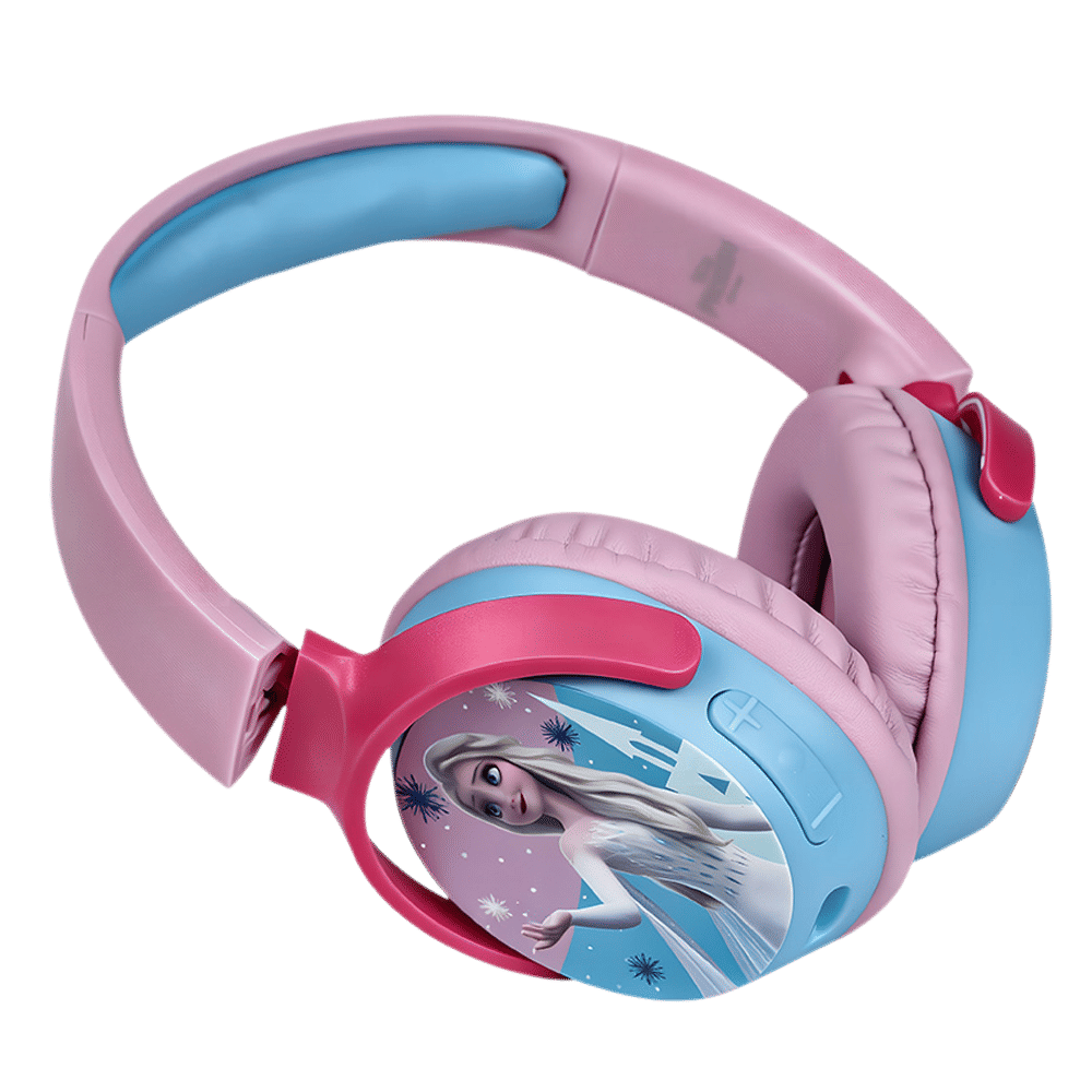 VOLKANO Disney Frozen DY-5060-FR Bluetooth Headphone with Mic (Kids Friendly Volume, Over Ear, Pink) VOLKANO Disney Frozen DY-5060-FR Bluetooth Headphone with Mic (Kids Friendly Volume, Over Ear, Pink)_2