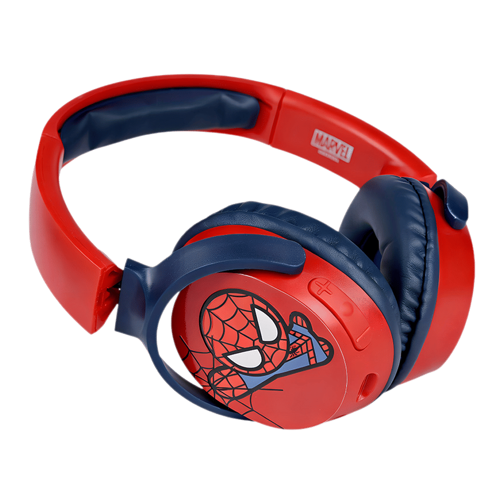 VOLKANO Marvel Spiderman MV-5060-SM Bluetooth Headphone with Mic (Kids Friendly Volume, Over Ear, Red) VOLKANO Marvel Spiderman MV-5060-SM Bluetooth Headphone with Mic (Kids Friendly Volume, Over Ear, Red)_2