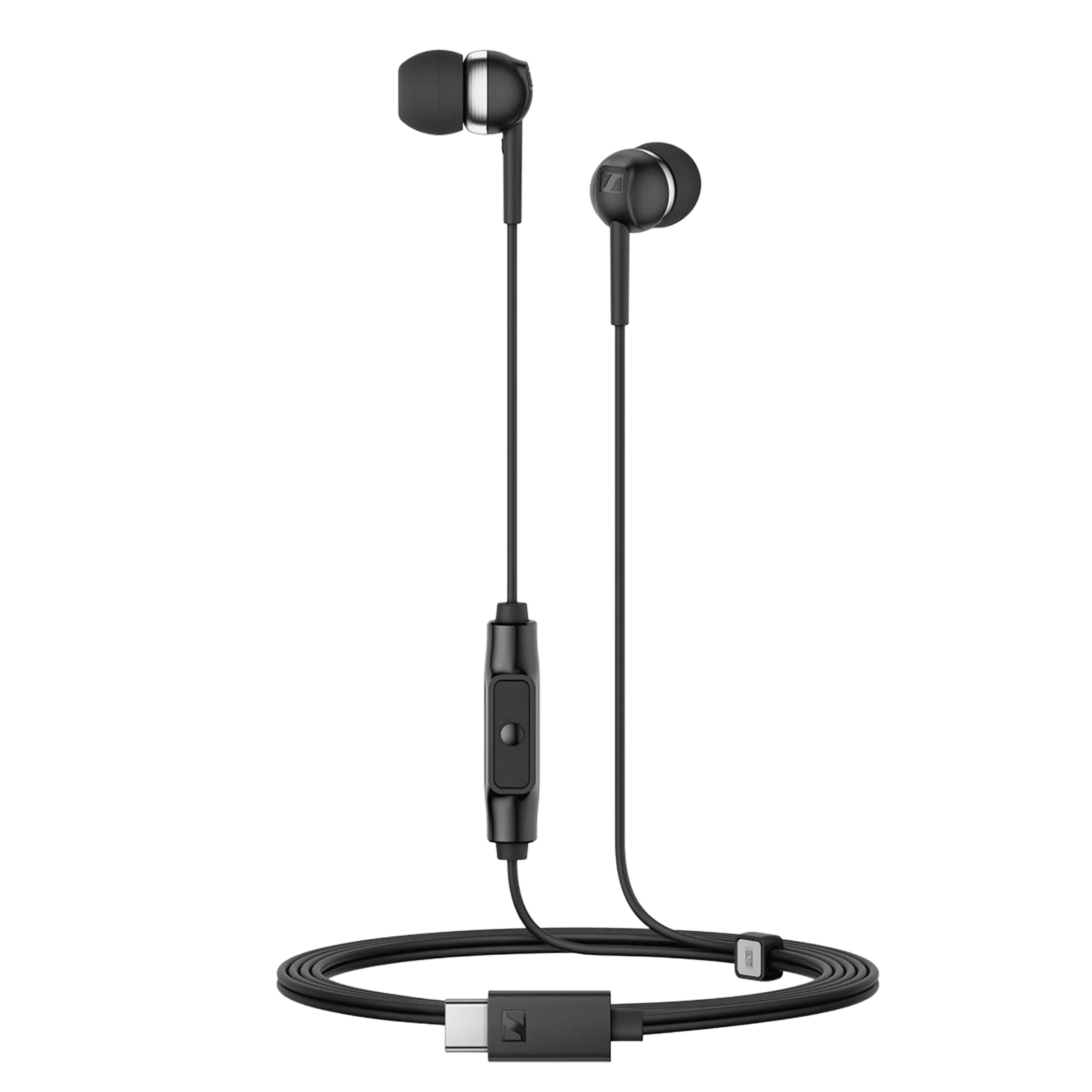 SENNHEISER CX 80 U Wired Earphone with Mic (USB Type-C Connector, In Ear, Black)_1