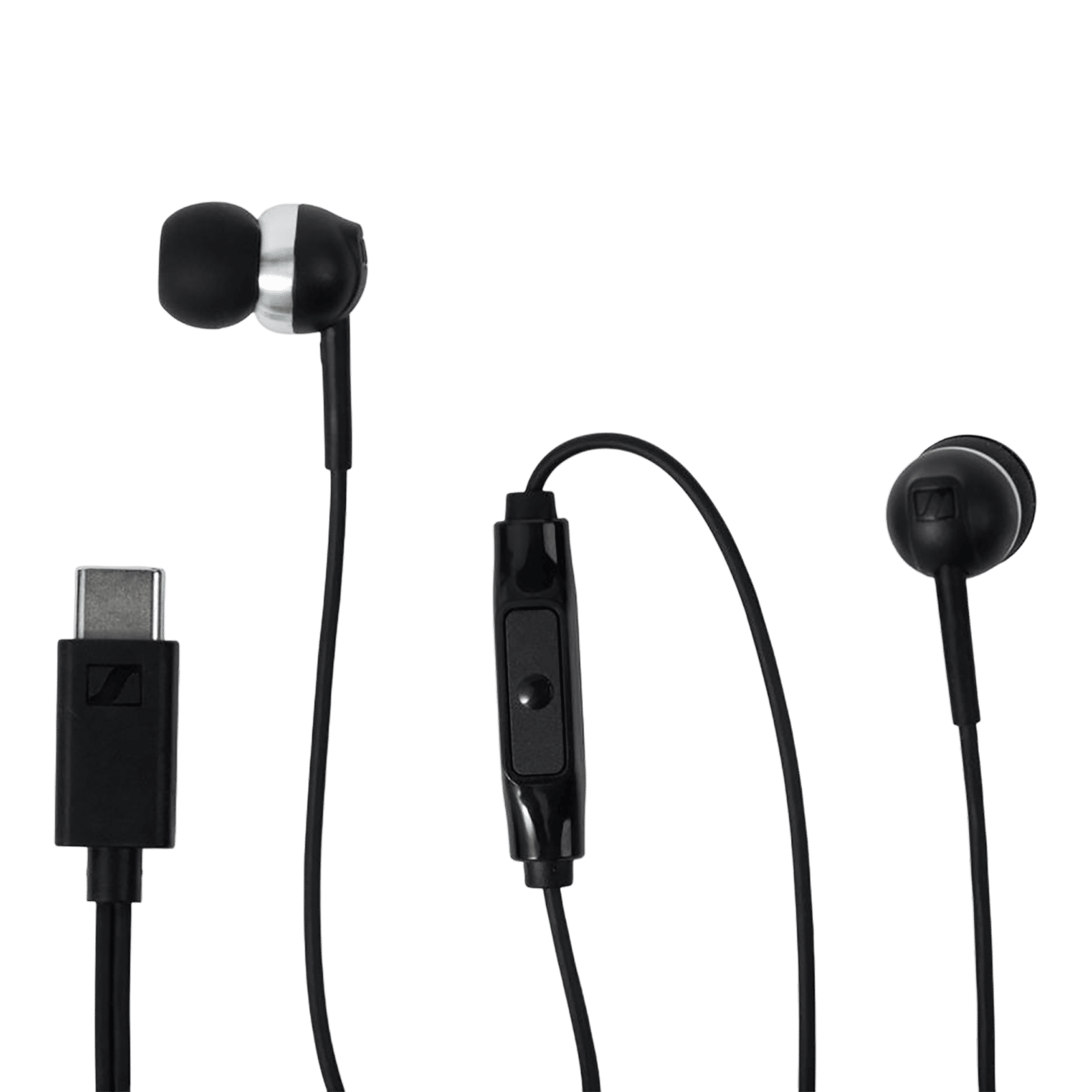 SENNHEISER CX 80 U Wired Earphone with Mic (USB Type-C Connector, In Ear, Black)_3