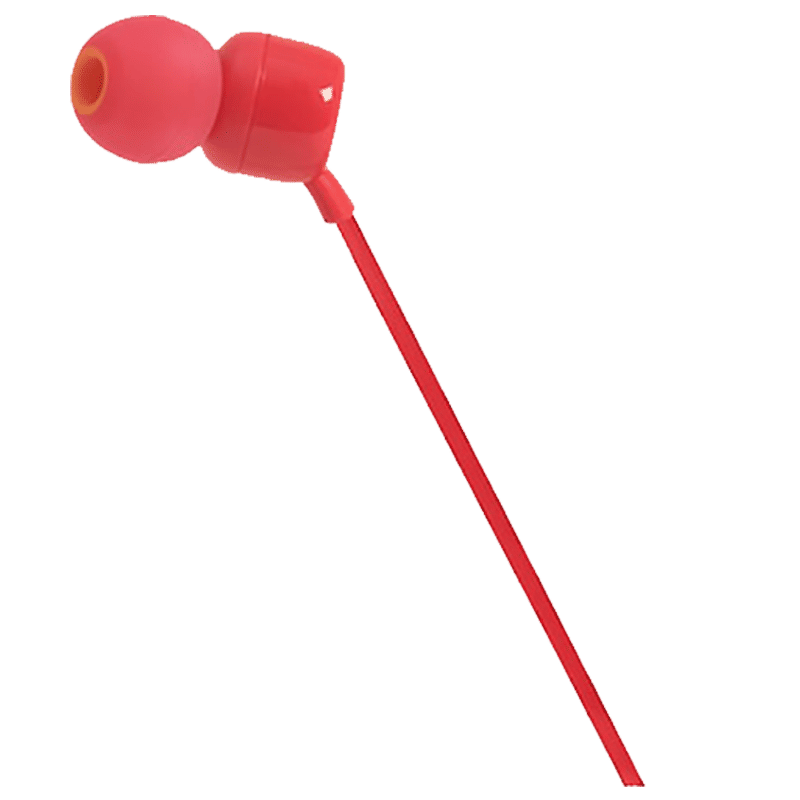 JBL Tune 110 JBLT110RED In-Ear Wired Earphone with Mic (JBL Pure Bass sound, Red)_8