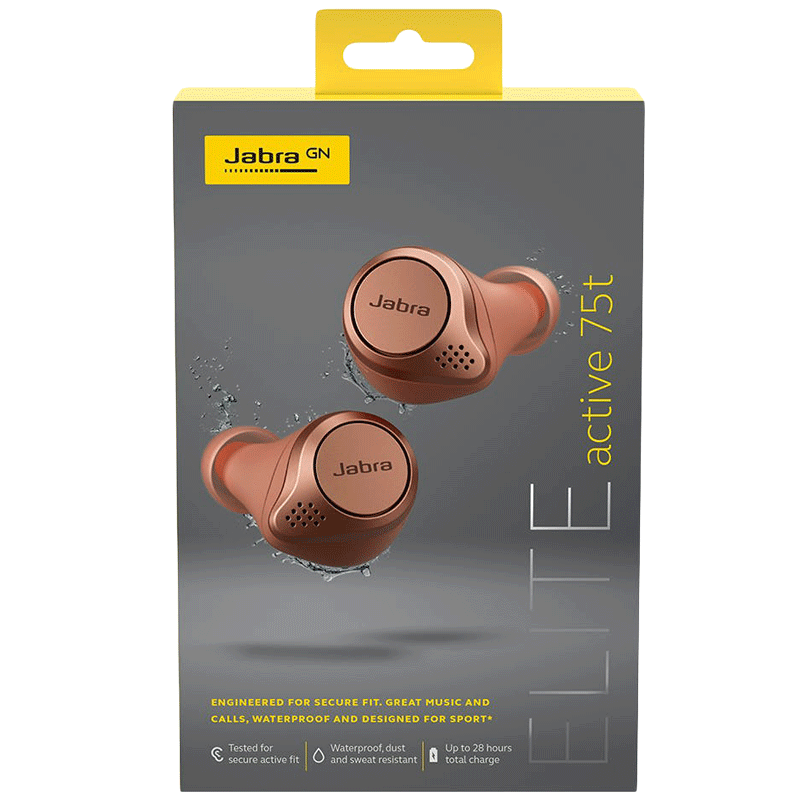 Jabra Elite Active 75t 100-99091003-40 In-Ear Active Noise Cancellation Truly Wireless Earbuds with Mic (Voice Assistant Supported, Sienna) Jabra Elite Active 75t 100-99091003-40 In-Ear Active Noise Cancellation Truly Wireless Earbuds with Mic (Voice Assistant Supported, Sienna)_7