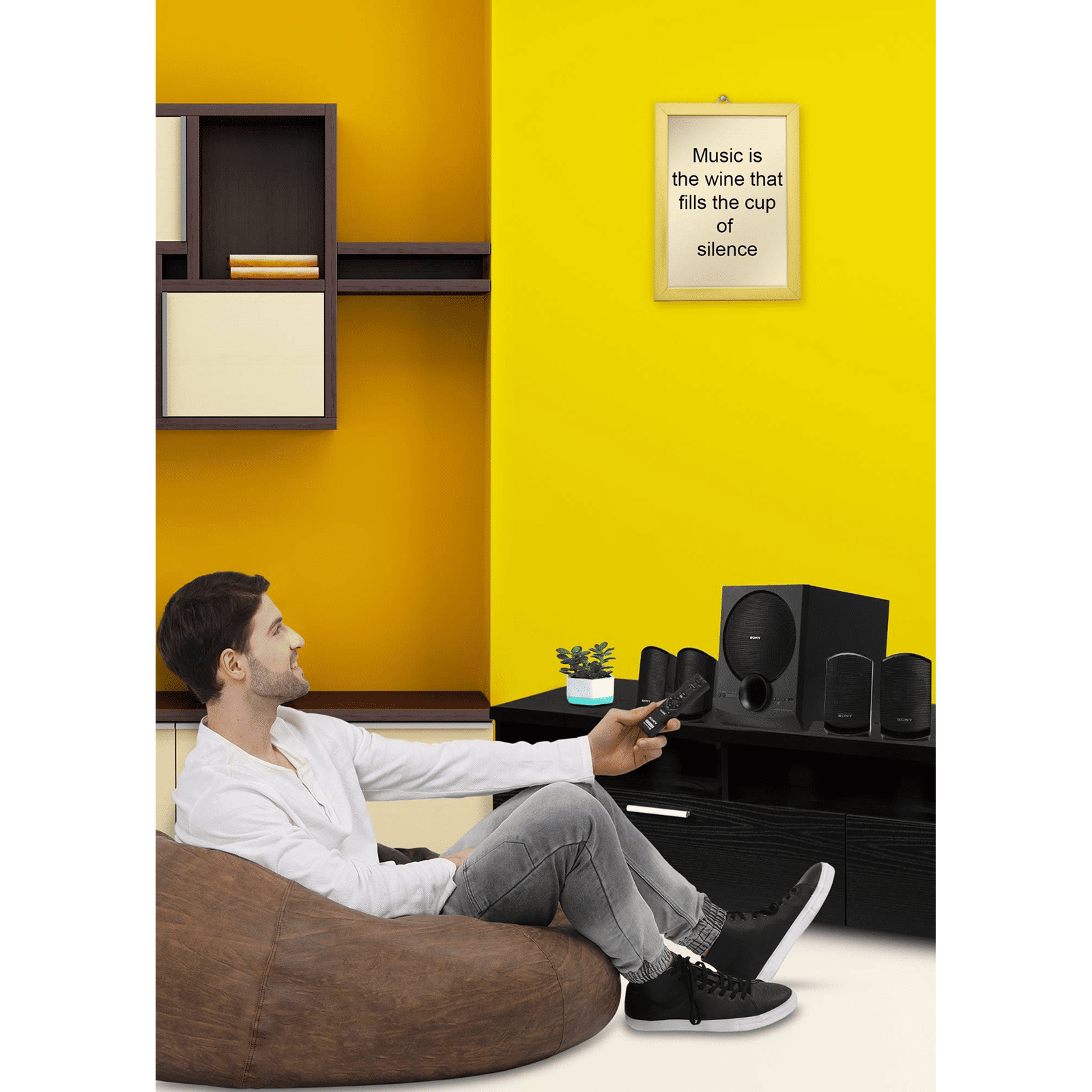 SONY SA-D40 4.1 80W Multimedia Speaker (Surround Sound, 4.1 Channel, Black)_10