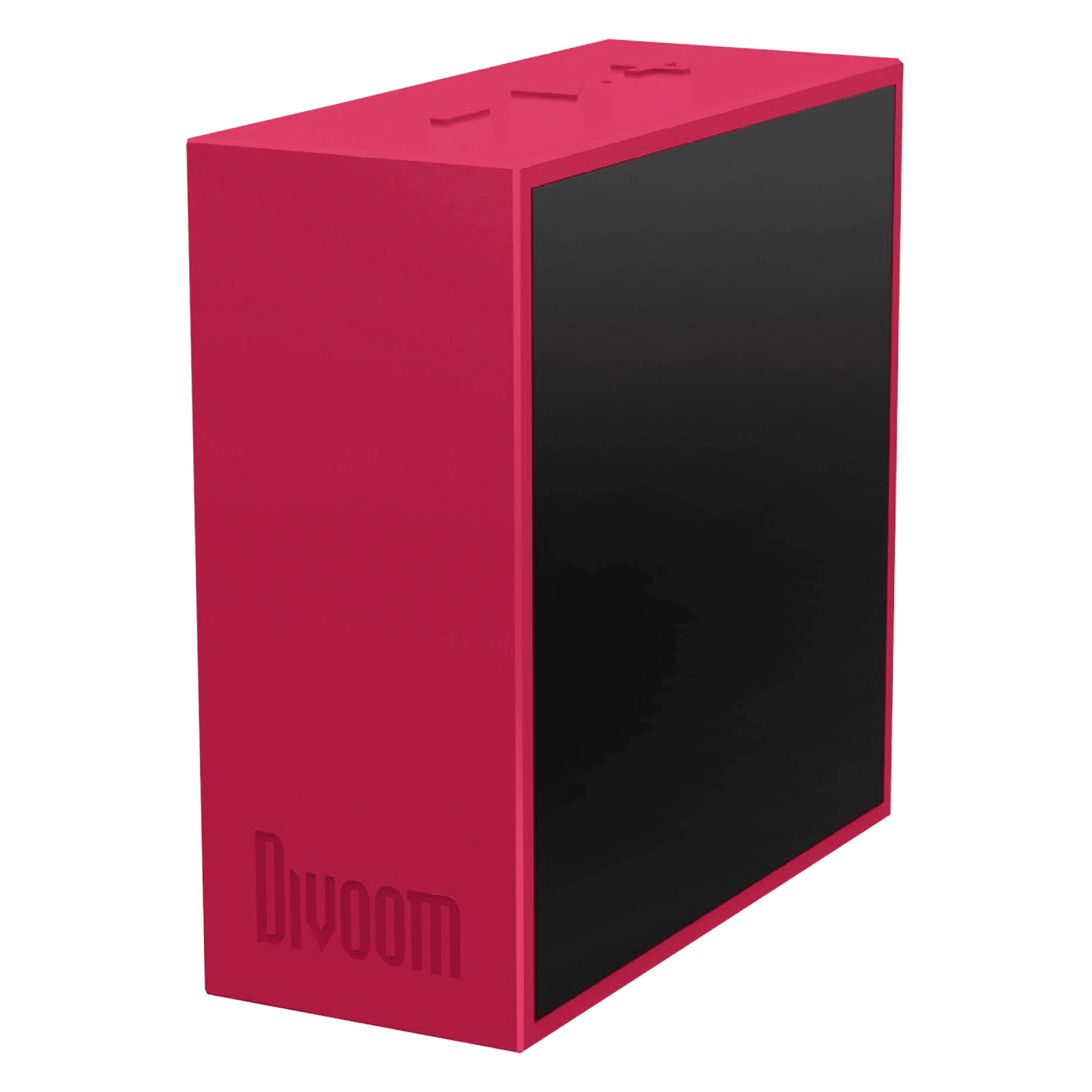 Divoom TimeBox Mini with Built-in Mic for Voice Memo Smart Speaker (Smart Alarm, Red)_7