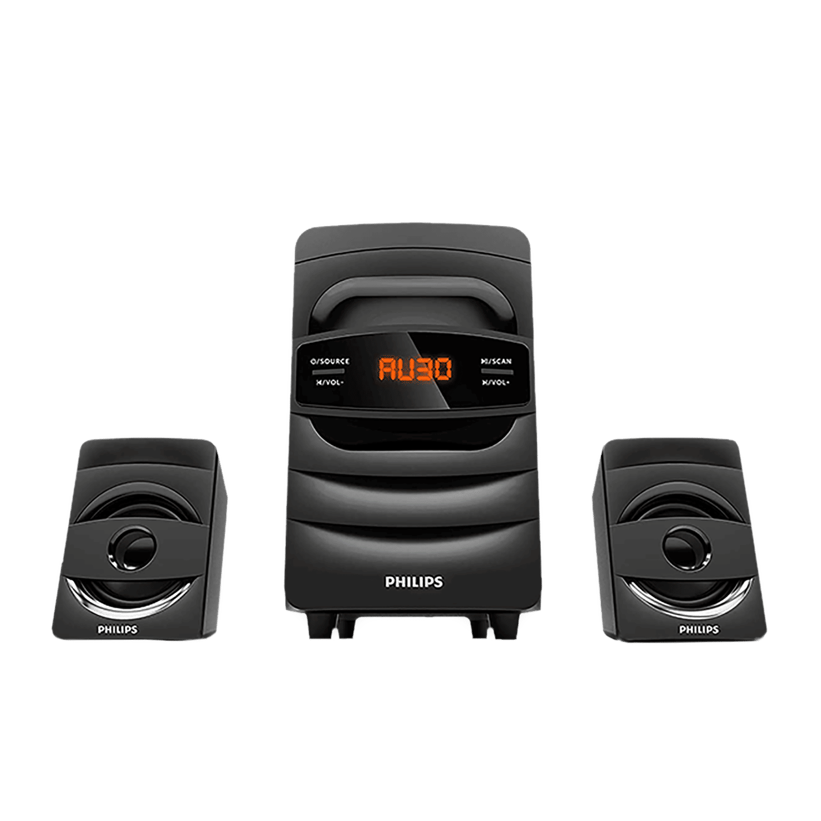 PHILIPS 31W Multimedia Speaker (Surround Sound, 2.1 Channel, Black) PHILIPS 31W Multimedia Speaker (Surround Sound, 2.1 Channel, Black)_1