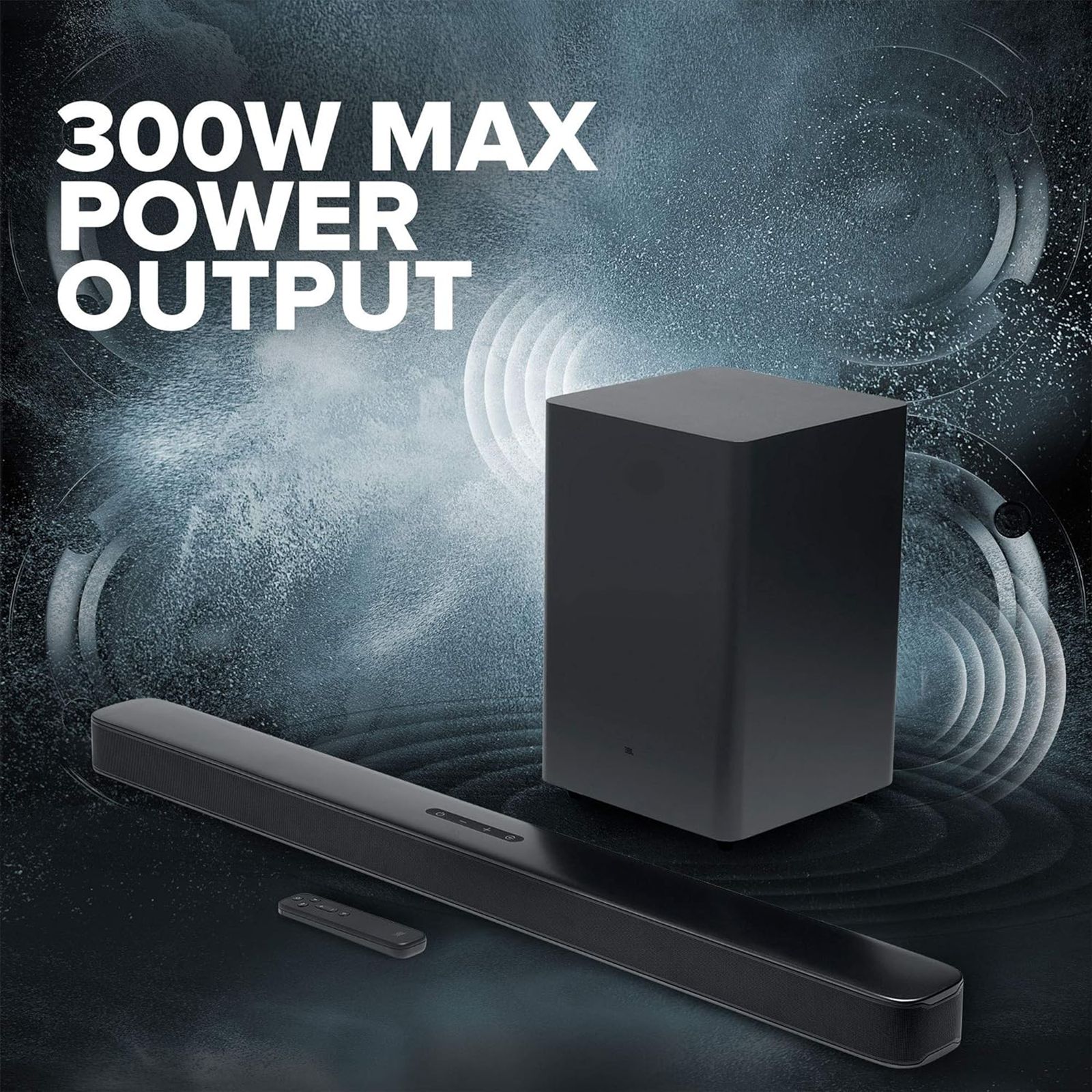 JBL Bar 2.1 300W Bluetooth Soundbar with Remote (Surround Sound, 2.1 Channel, Black)_14