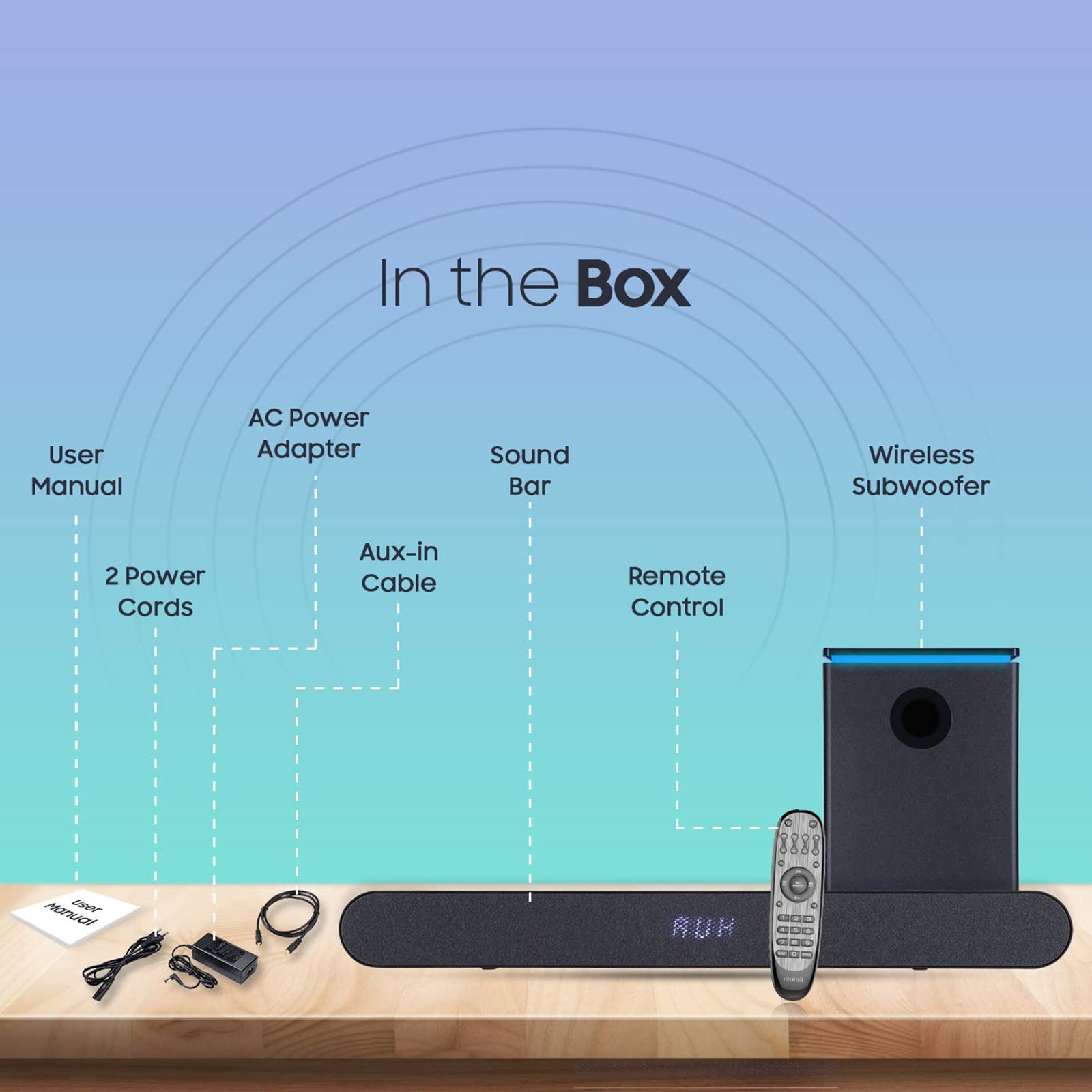 Croma 180W Bluetooth Soundbar with Remote (Rich and Deep Bass, 2.1 Channel, Black) Croma 180W Bluetooth Soundbar with Remote (Rich and Deep Bass, 2.1 Channel, Black)_13