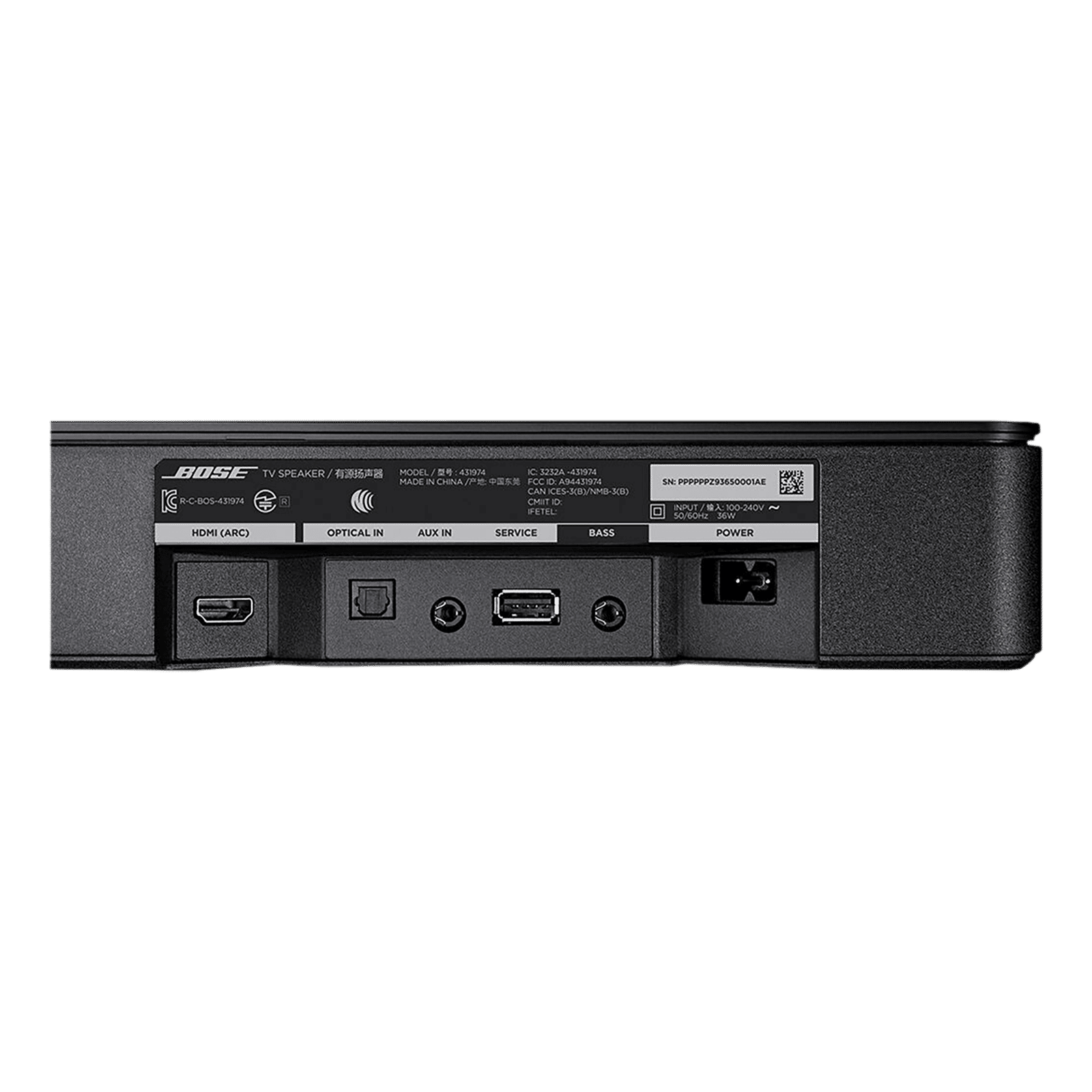 BOSE Bluetooth TV Speaker with Remote (Bass Boost, Stereo Channel, Black) BOSE Bluetooth TV Speaker with Remote (Bass Boost, Stereo Channel, Black)_5