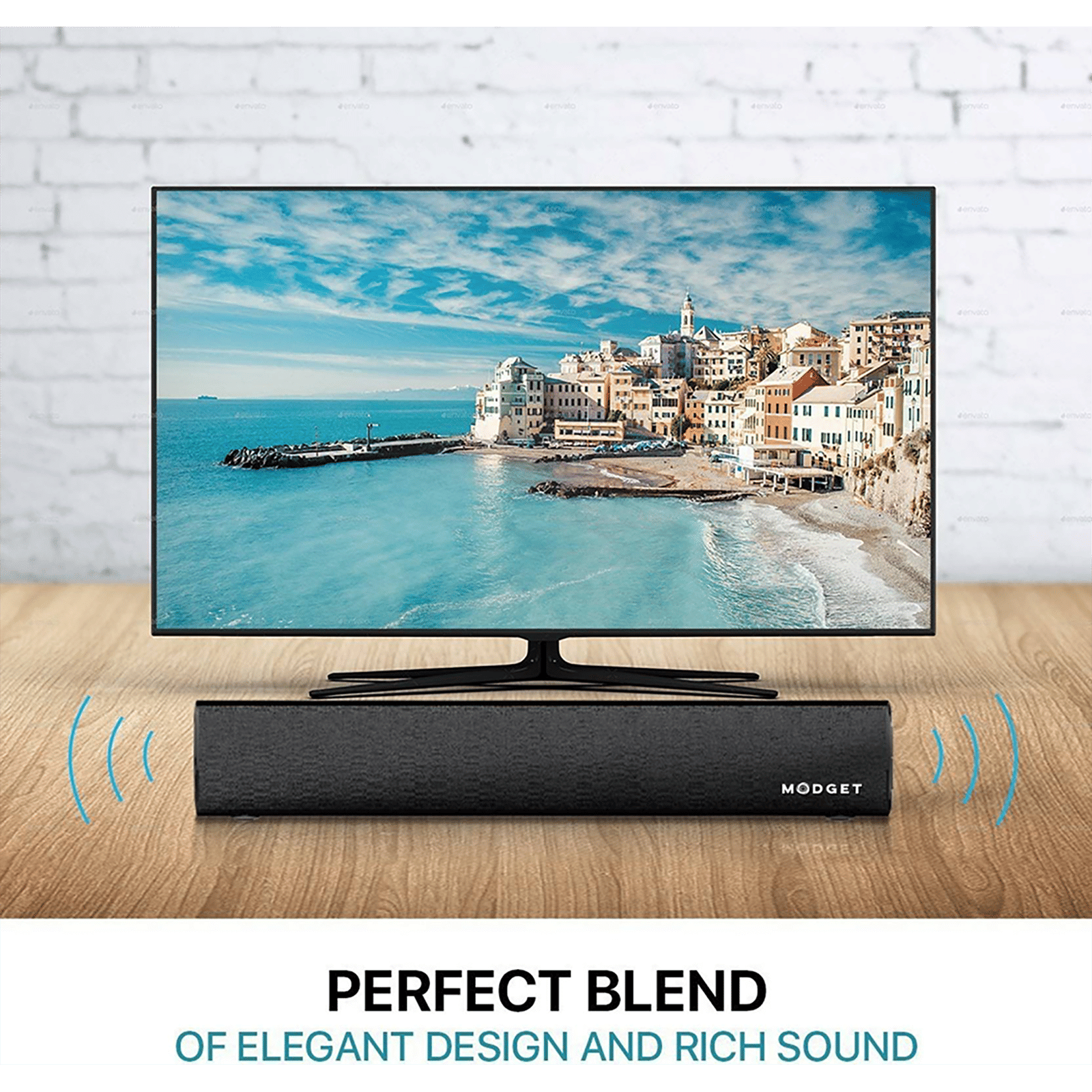 MODGET MOG111BT2.0 Channel 20 Watts Sound Bar (Deep Bass, Black) MODGET MOG111BT2.0 Channel 20 Watts Sound Bar (Deep Bass, Black)_4