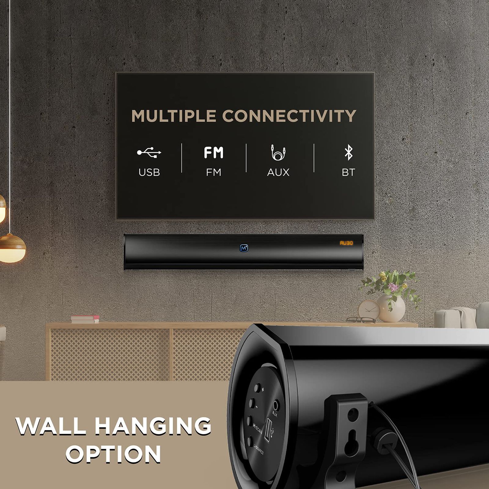 Matata MTMSS23 16W Bluetooth Soundbar with Remote (Powerful Sound, 2.1 Channel, Black) Matata MTMSS23 16W Bluetooth Soundbar with Remote (Powerful Sound, 2.1 Channel, Black)_8
