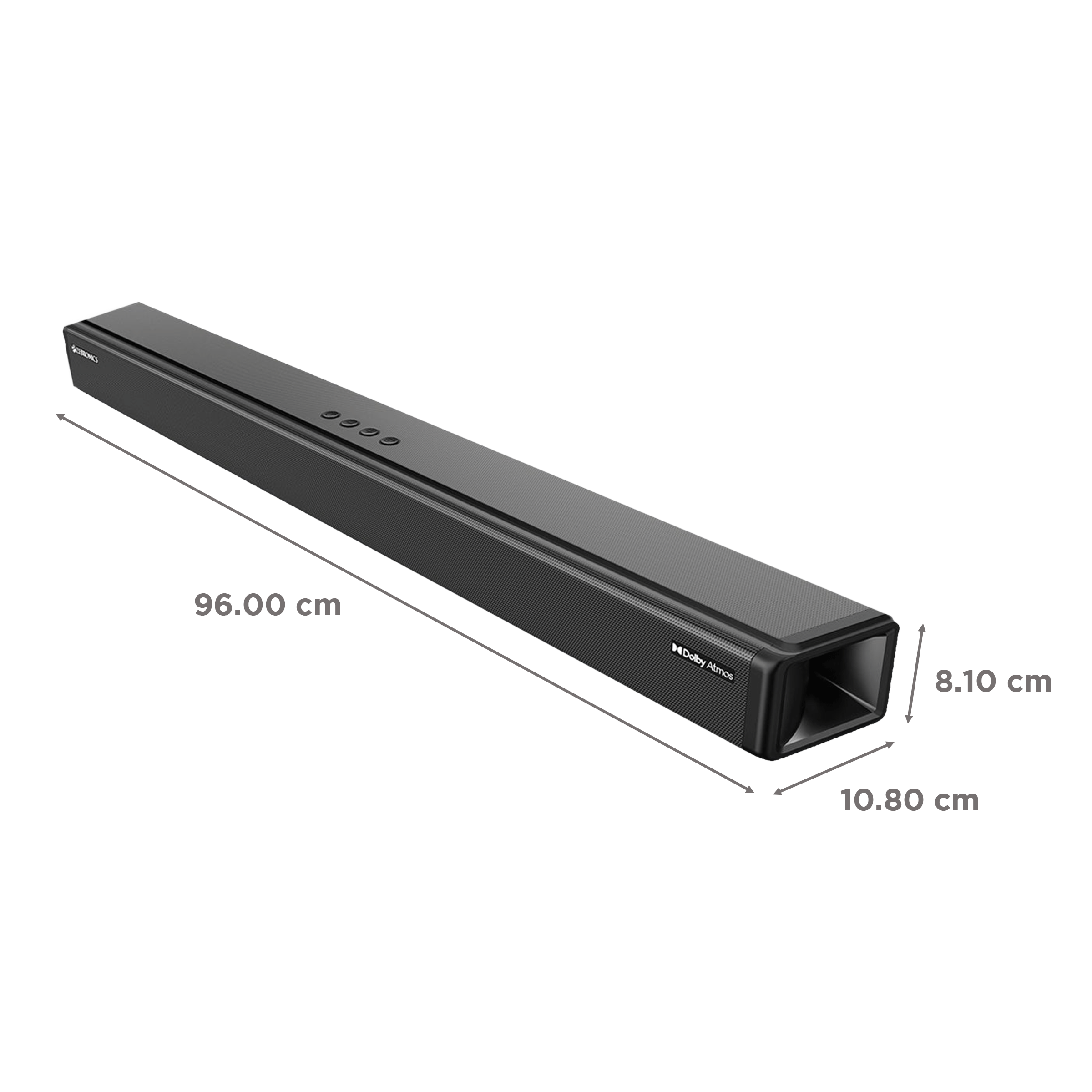 ZEBRONICS Zeb-Juke Bar 3850 170W Bluetooth Soundbar with Remote (Dolby Atmos, 2.0 Channel, Black) ZEBRONICS Zeb-Juke Bar 3850 170W Bluetooth Soundbar with Remote (Dolby Atmos, 2.0 Channel, Black)_3