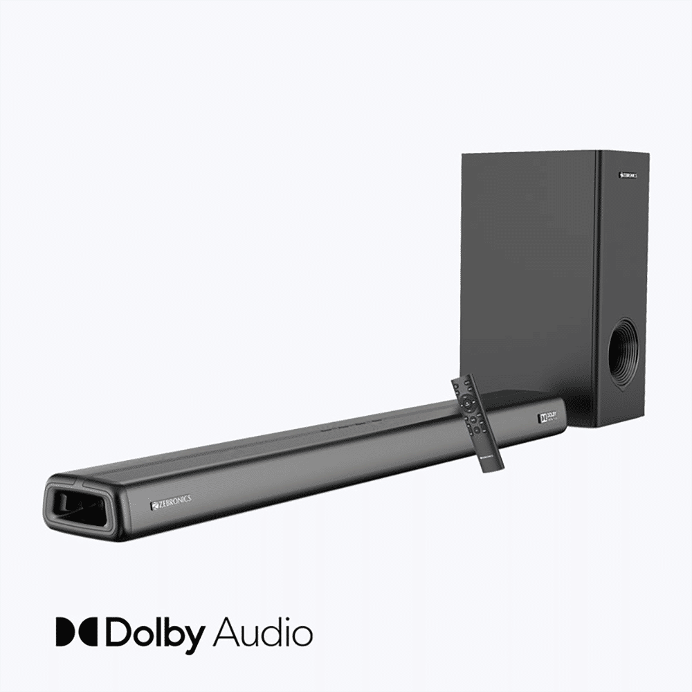 ZEBRONICS Zeb-Juke Bar 9200 DWS Pro 160W Bluetooth Soundbar with Remote (Dolby Digital Plus, 2.1 Channel, Black)_12