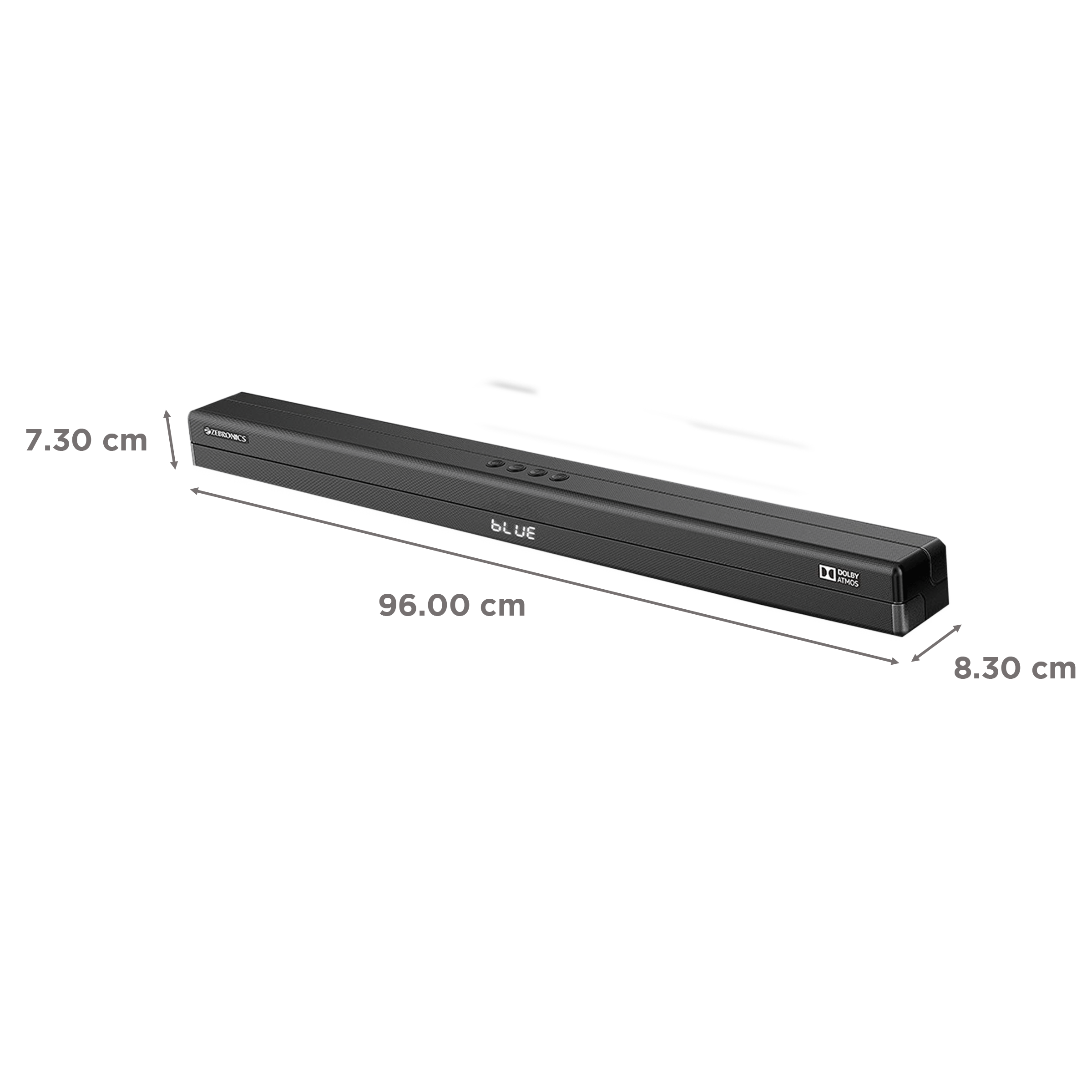 ZEBRONICS Zeb-Juke Bar 9700 450W Bluetooth Soundbar with Remote (Dolby Atmos, 2.1 Channel, Black) ZEBRONICS Zeb-Juke Bar 9700 450W Bluetooth Soundbar with Remote (Dolby Atmos, 2.1 Channel, Black)_4