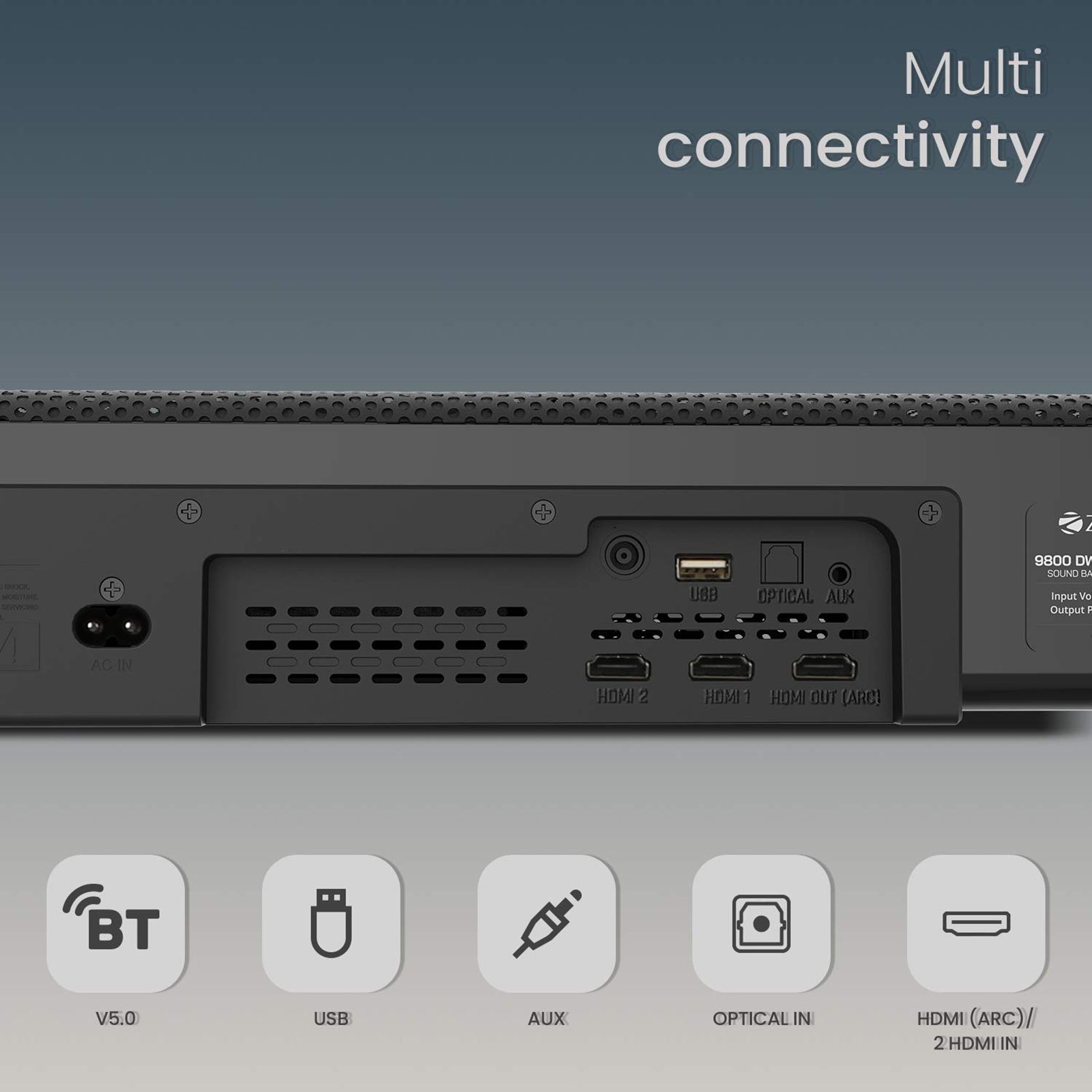 ZEBRONICS Zeb-Juke Bar 9800 450W Bluetooth Soundbar with Remote (Dolby Digital Plus, 2.1.2 Channel, Black) ZEBRONICS Zeb-Juke Bar 9800 450W Bluetooth Soundbar with Remote (Dolby Digital Plus, 2.1.2 Channel, Black)_18