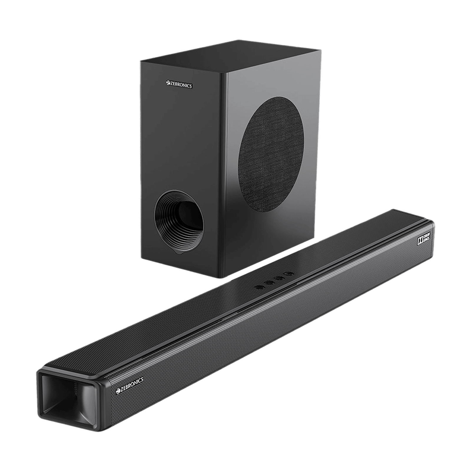 ZEBRONICS Zeb-Juke Bar 9800 450W Bluetooth Soundbar with Remote (Dolby Digital Plus, 2.1.2 Channel, Black) ZEBRONICS Zeb-Juke Bar 9800 450W Bluetooth Soundbar with Remote (Dolby Digital Plus, 2.1.2 Channel, Black)_9