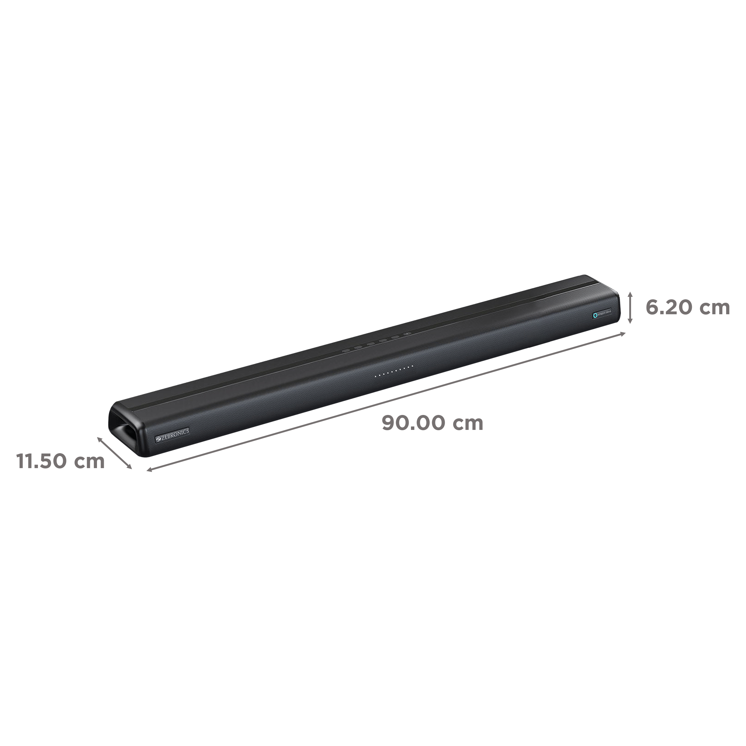 ZEBRONICS Zeb-Juke Bar 3820A Pro 80W Bluetooth Soundbar with Remote (Dual Subwoofer Technology, 2.0 Channel, Black)_3
