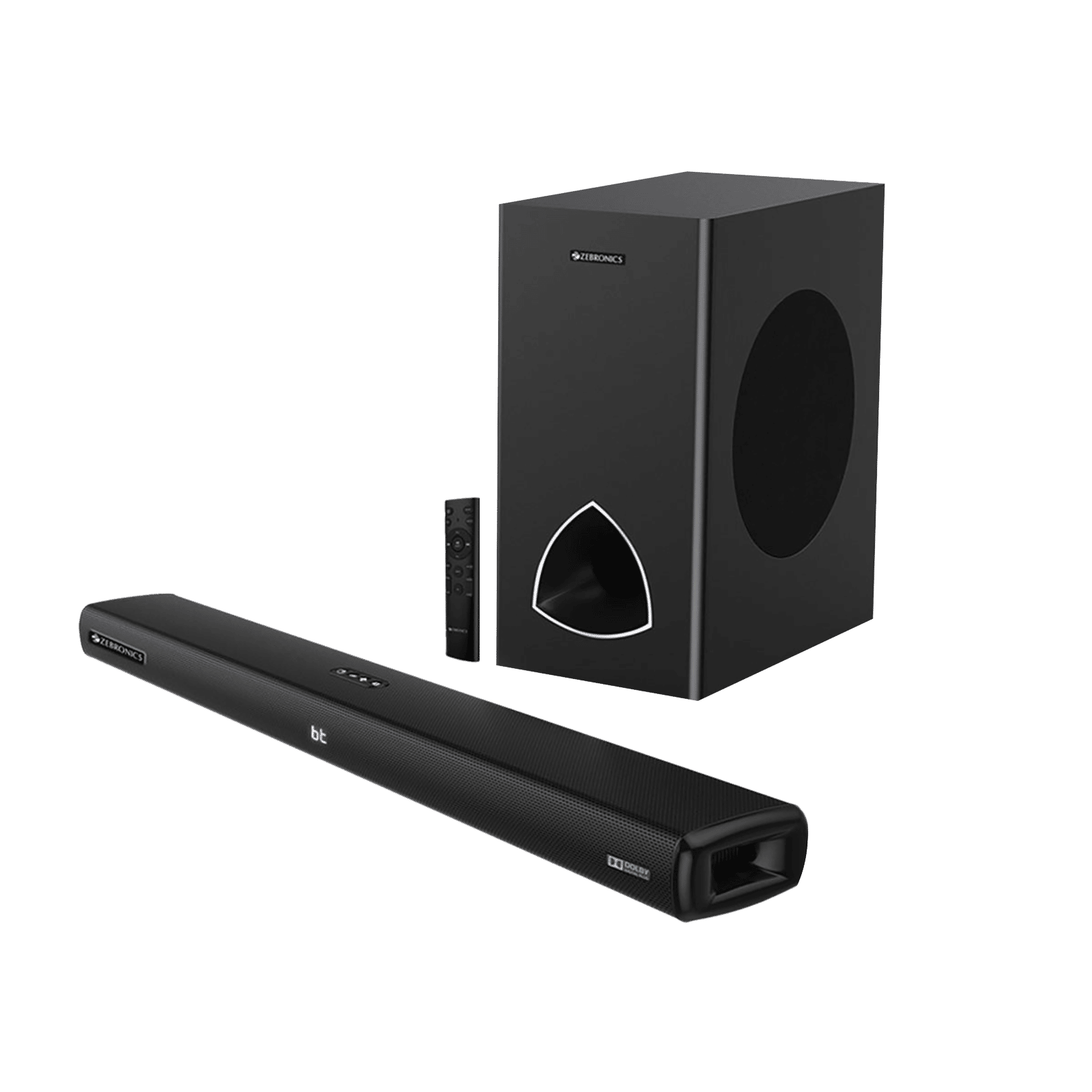 ZEBRONICS Zeb-Juke Bar 9001 Pro 120W Bluetooth Soundbar with Remote (Dolby Digital Plus, 2.1 Channel, Black)_1