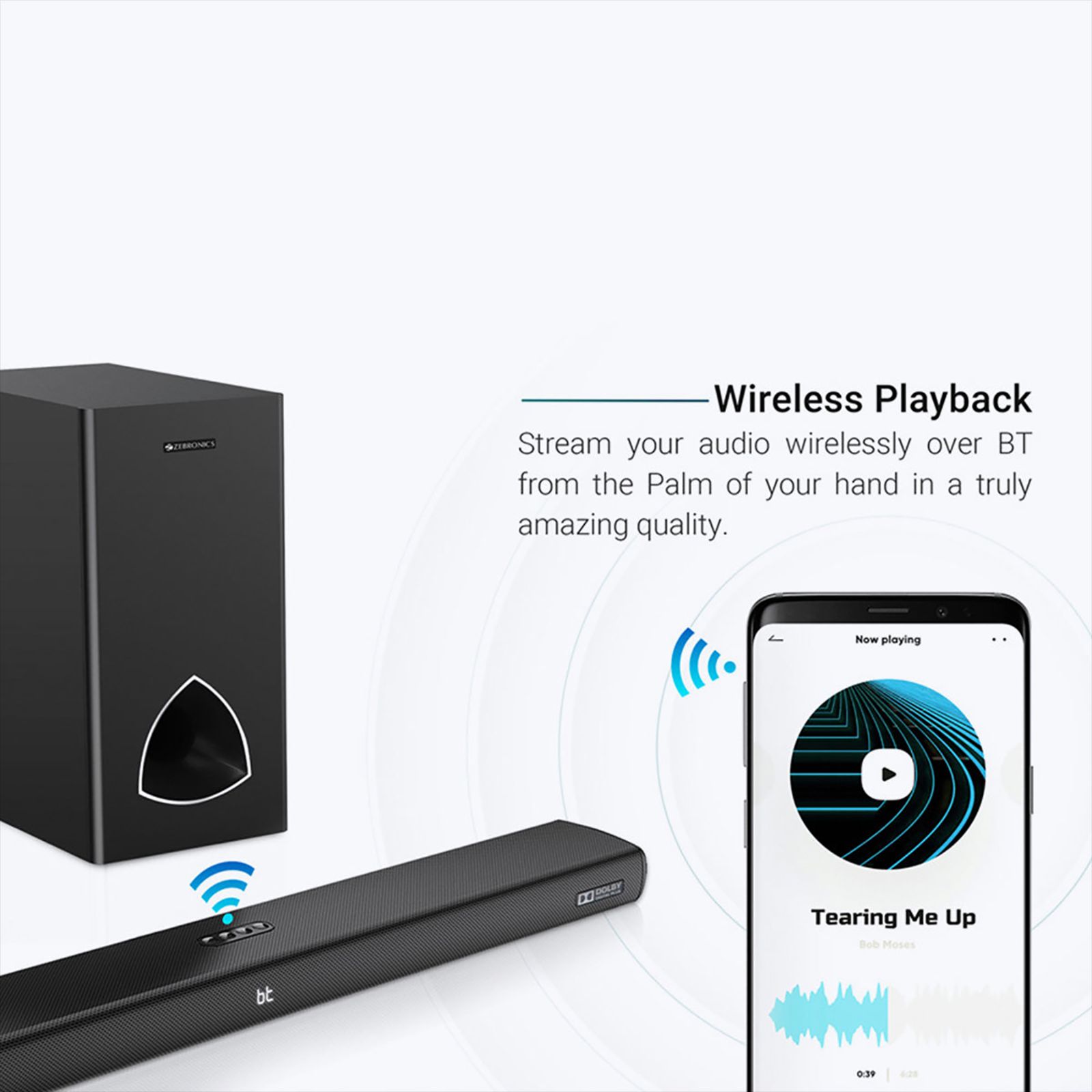 ZEBRONICS Zeb-Juke Bar 9001 Pro 120W Bluetooth Soundbar with Remote (Dolby Digital Plus, 2.1 Channel, Black)_12
