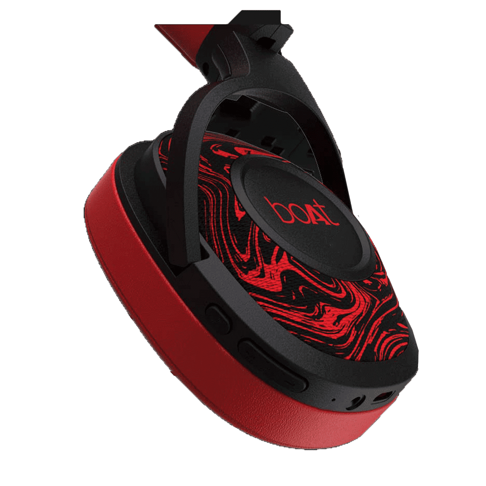 boAt Rockerz 550 Bluetooth Headset with Mic (Dual Connectivity, Over Ear, Red)_4
