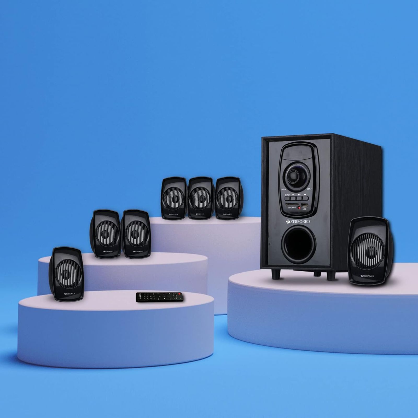 ZEBRONICS Zeb-BT701RUCF 70W Multimedia Speaker (Built-in FM Radio, 7.1 Channel, Black) ZEBRONICS Zeb-BT701RUCF 70W Multimedia Speaker (Built-in FM Radio, 7.1 Channel, Black)_7