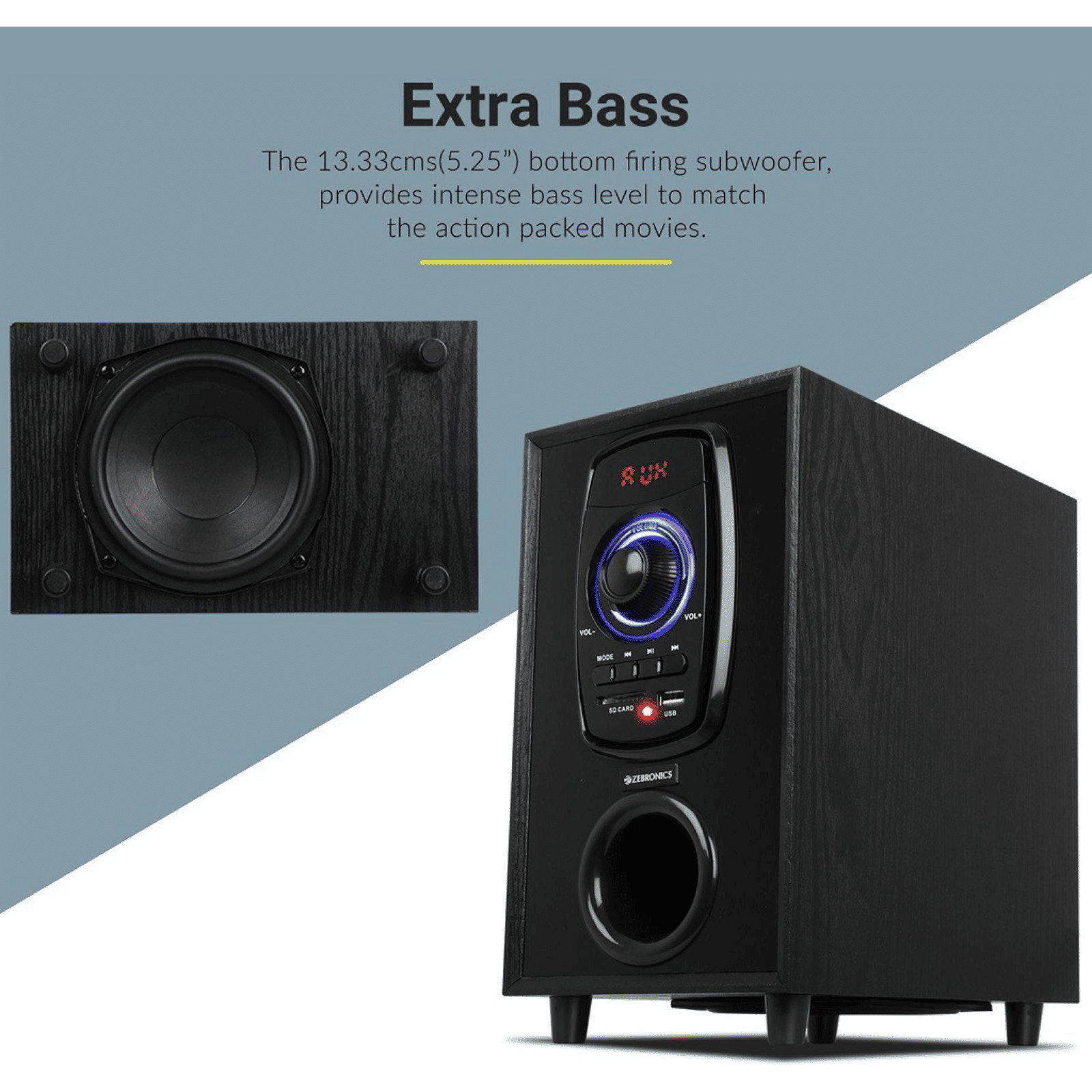 ZEBRONICS Zeb-BT701RUCF 70W Multimedia Speaker (Built-in FM Radio, 7.1 Channel, Black) ZEBRONICS Zeb-BT701RUCF 70W Multimedia Speaker (Built-in FM Radio, 7.1 Channel, Black)_12