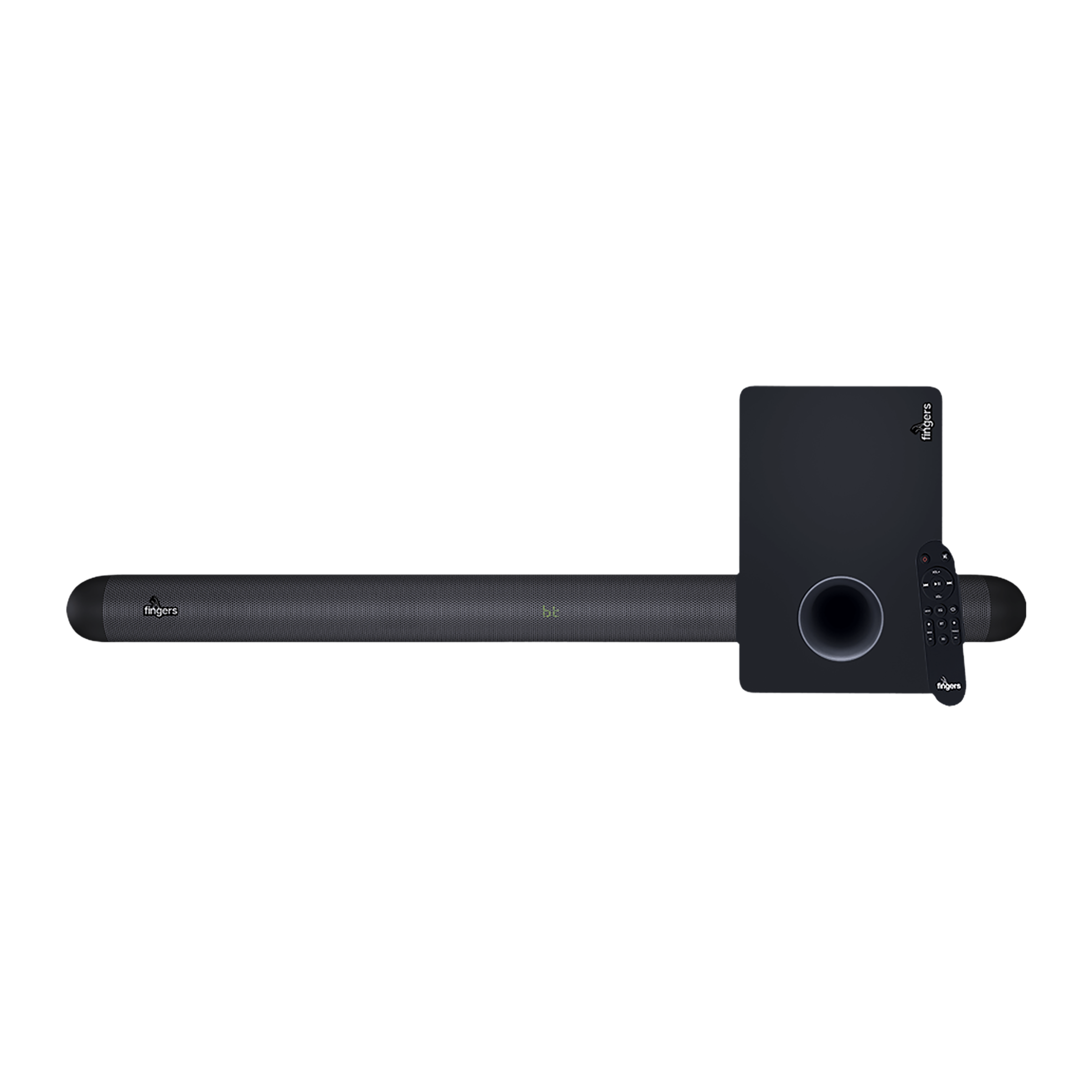 fingers Octane Dolby WL120 120W Bluetooth Soundbar with Remote (Dolby Digital Surround Sound, 2.1 Channel, Rich Black)_4