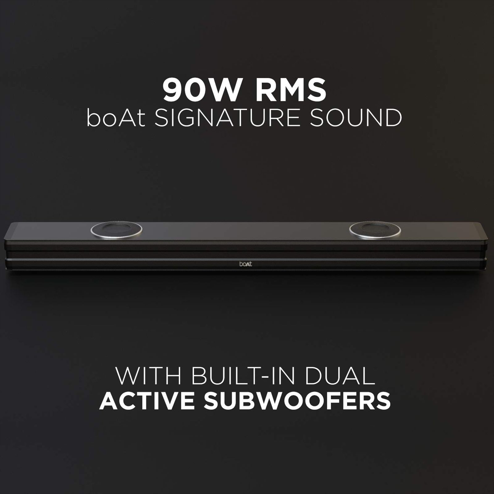 boAt Aavante Bar 1190 2.2 Channel 90 Watts Surround Sound Bar (Digital Audio Power Amplifier, Black) boAt Aavante Bar 1190 2.2 Channel 90 Watts Surround Sound Bar (Digital Audio Power Amplifier, Black)_8