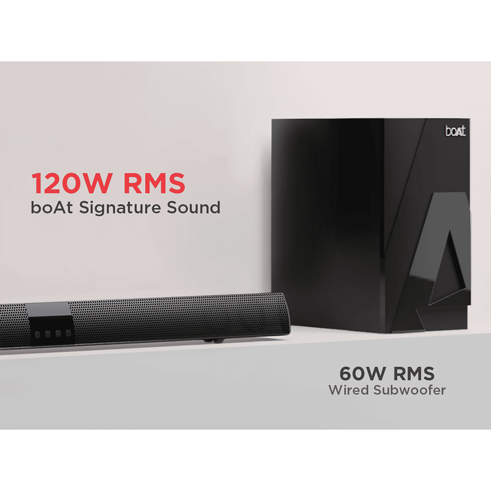boAt Aavante Bar 1400 2.1 Channel 120 Watts Surround Sound Bar Home Theatre (Wall Mountable, Black) boAt Aavante Bar 1400 2.1 Channel 120 Watts Surround Sound Bar Home Theatre (Wall Mountable, Black)_11