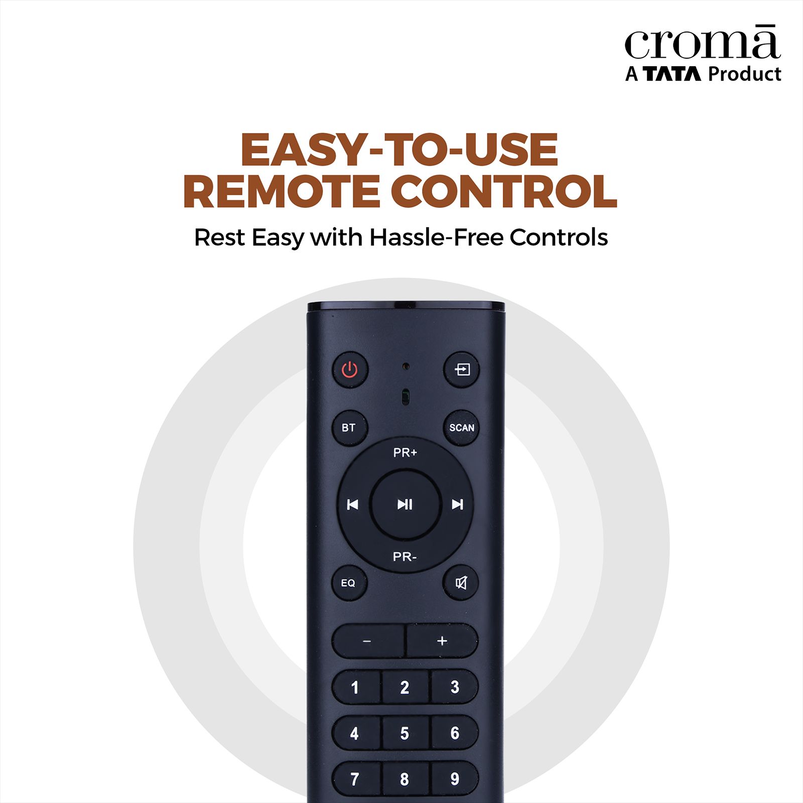 Croma 65W Bluetooth Home Theatre with Remote (Surround Sound, 4.1 Channel, Black)_8