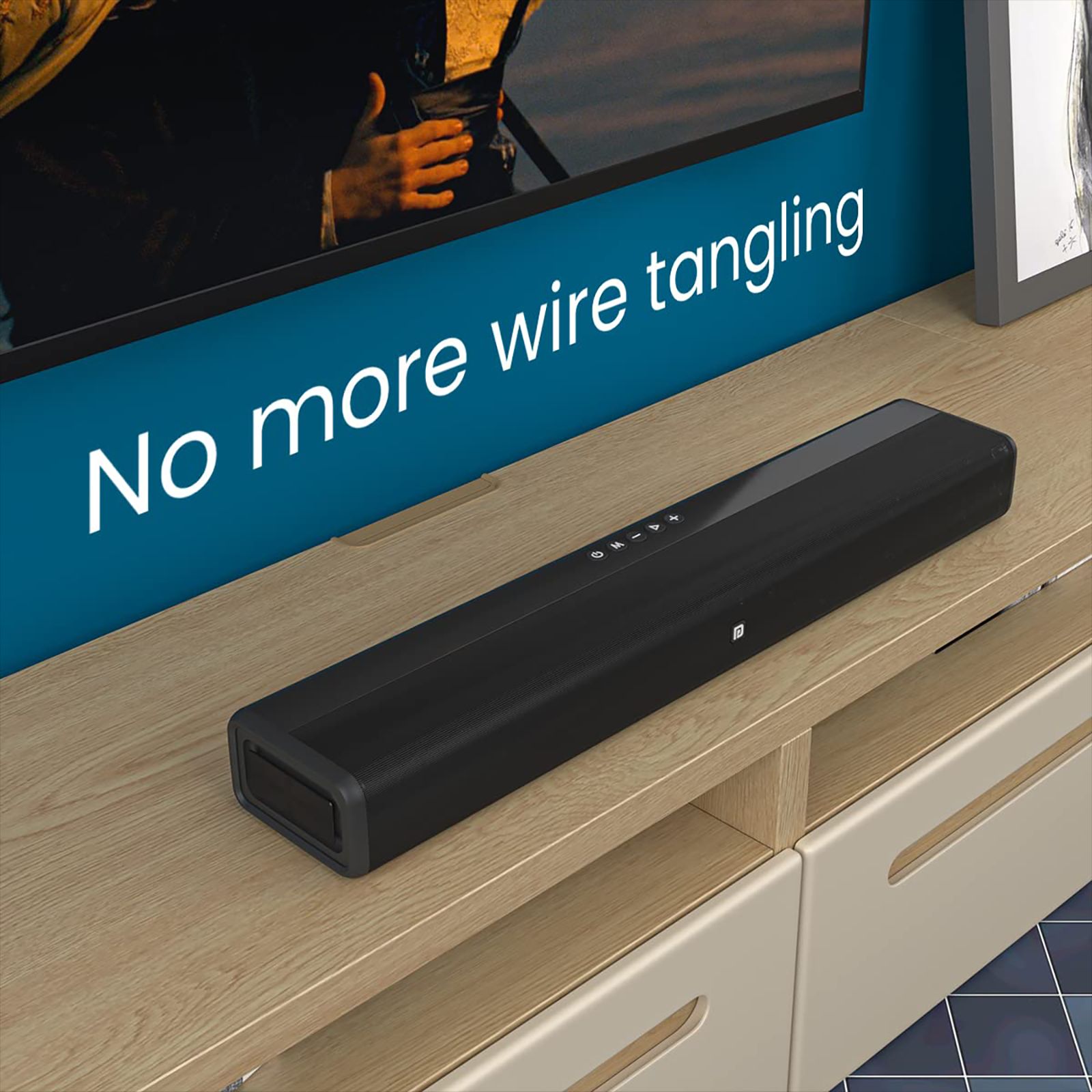 PORTRONICS Sound Slick III 80W Soundbar with Remote (Powerful Sound, Stereo Channel, Black) PORTRONICS Sound Slick III 80W Soundbar with Remote (Powerful Sound, Stereo Channel, Black)_8