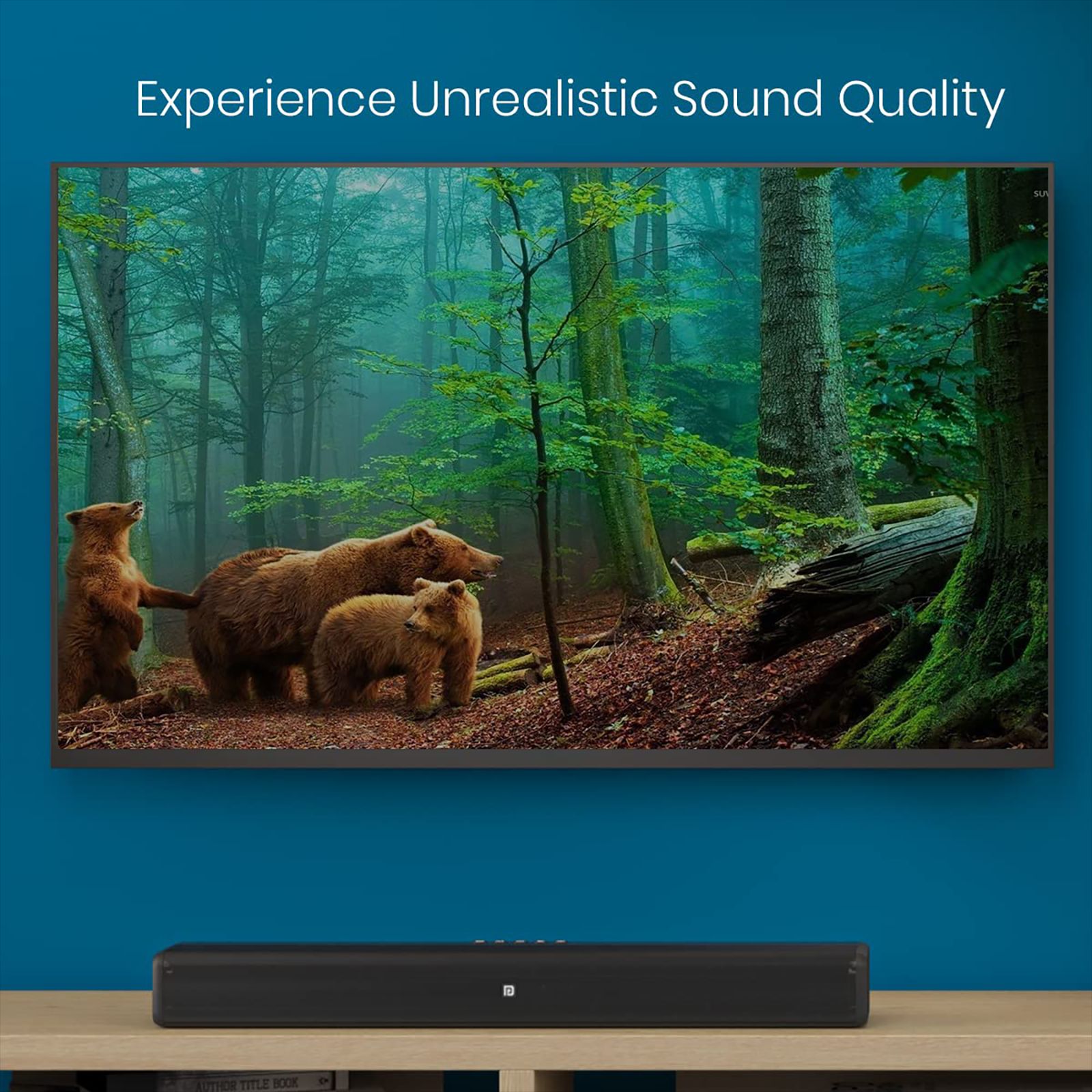 PORTRONICS Sound Slick III 80W Soundbar with Remote (Powerful Sound, Stereo Channel, Black) PORTRONICS Sound Slick III 80W Soundbar with Remote (Powerful Sound, Stereo Channel, Black)_5