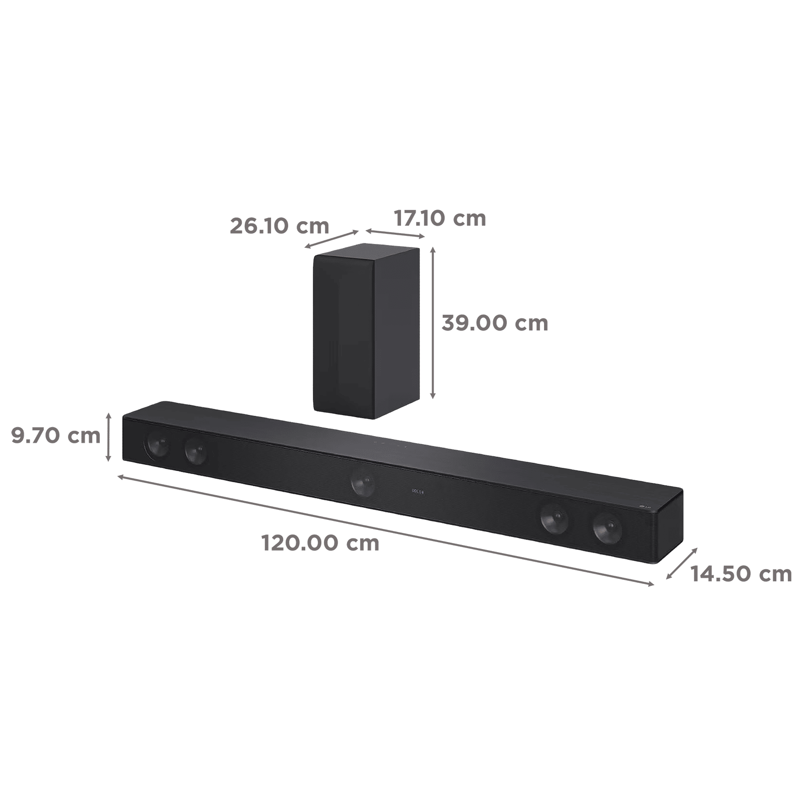 LG SH7Q 800W Bluetooth Soundbar with Remote (Dolby Digital, 5.1 Channel, Black)_3