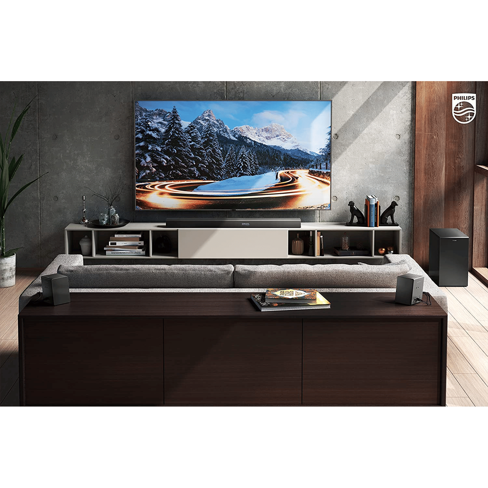 PHILIPS 780W Bluetooth Soundbar with Remote (Dolby Atmos, 5.1.2 Channel, Black)_11