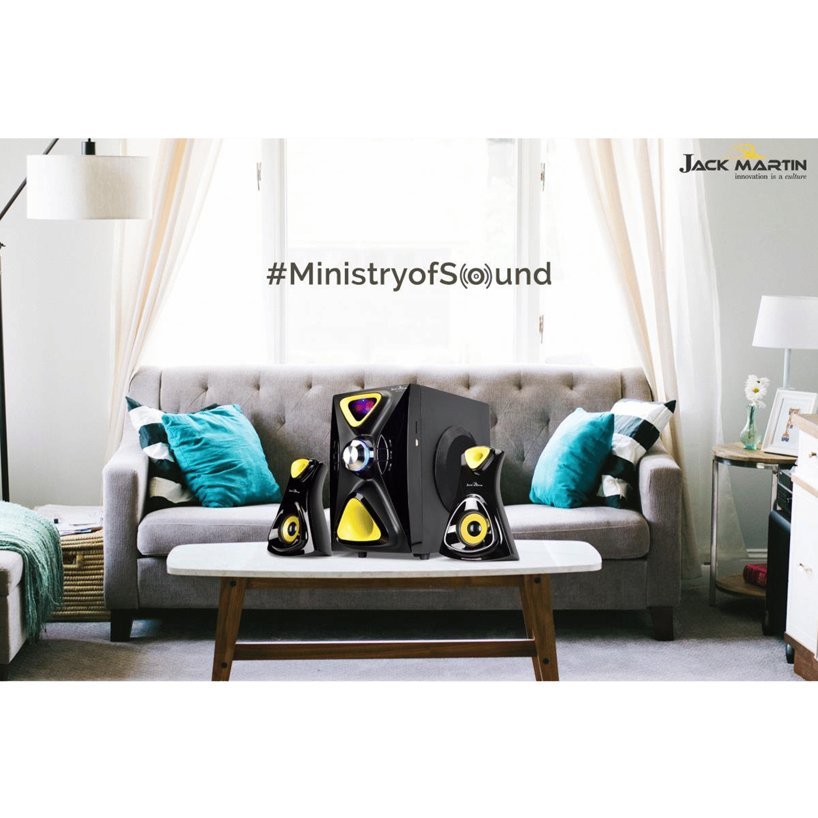 Jack Martin 126W Bluetooth Home Theatre with Remote (Heavy Bass Output, 2.1 Channel, Black) Jack Martin 126W Bluetooth Home Theatre with Remote (Heavy Bass Output, 2.1 Channel, Black)_15