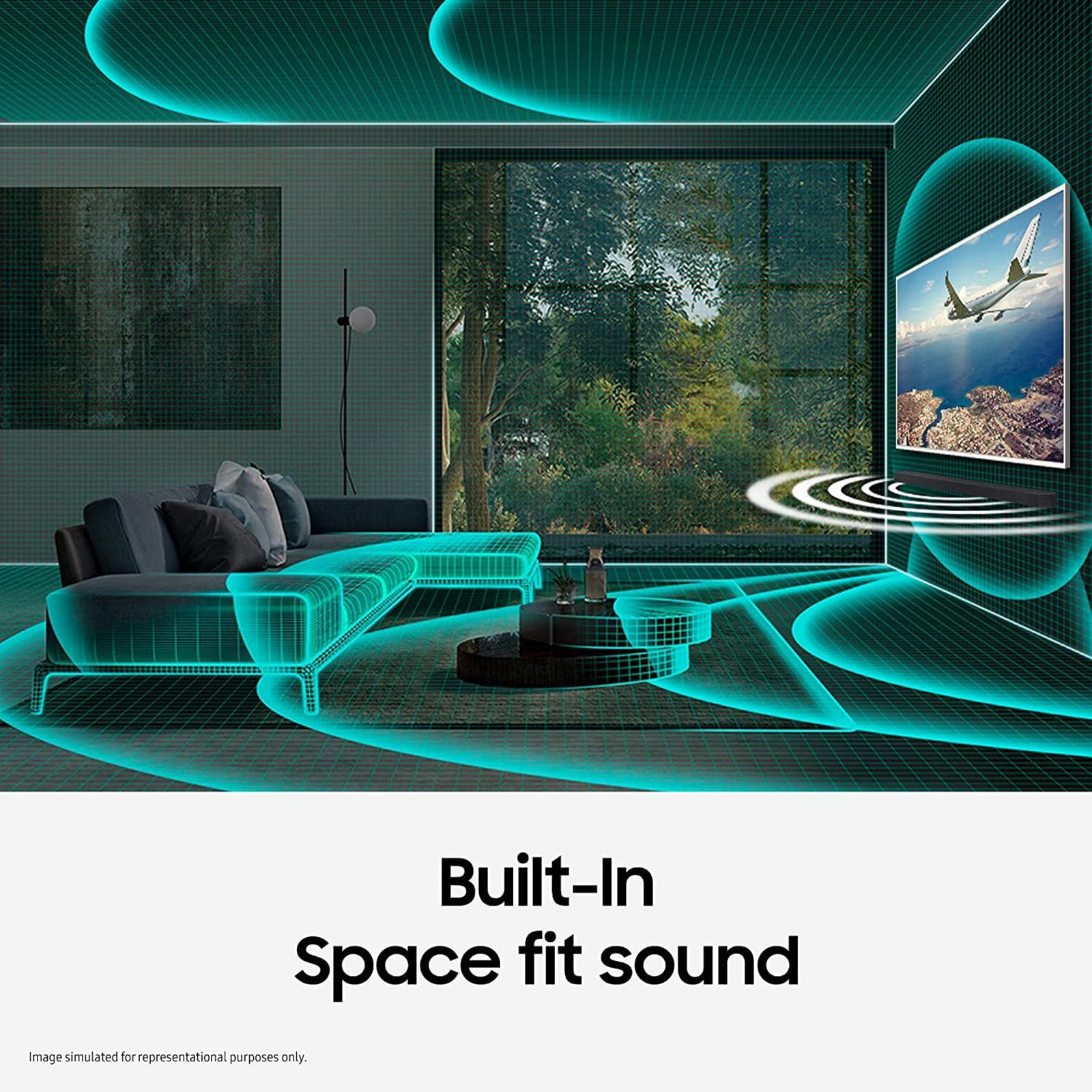 SAMSUNG HW-Q800C 320W Bluetooth Soundbar with Remote (Dolby Digital Plus, 5.1.2 Channel, Black)_9