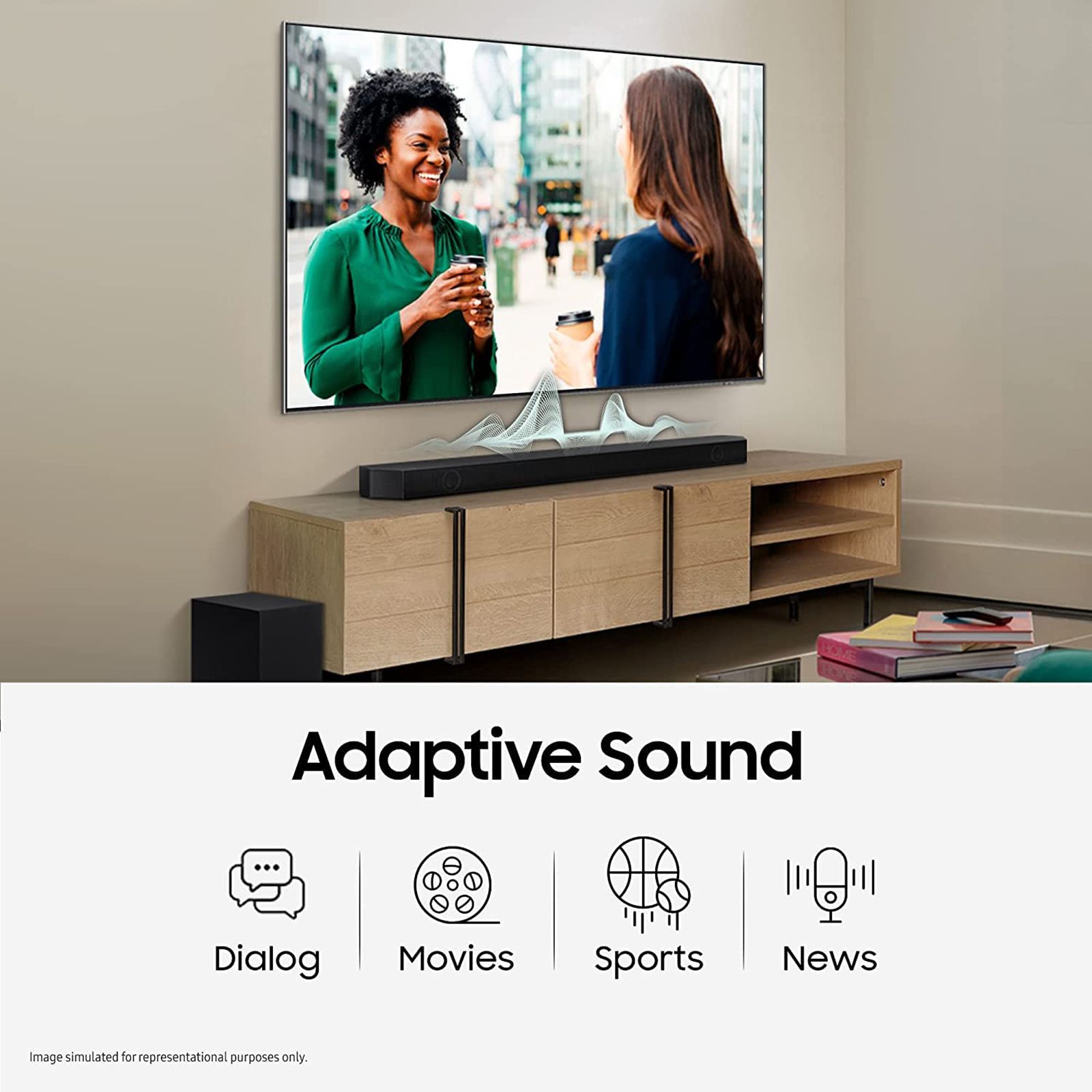 SAMSUNG Q Series 320W Bluetooth Soundbar with Remote (Dolby Atmos, 3.1.2 Channel, Black)_9