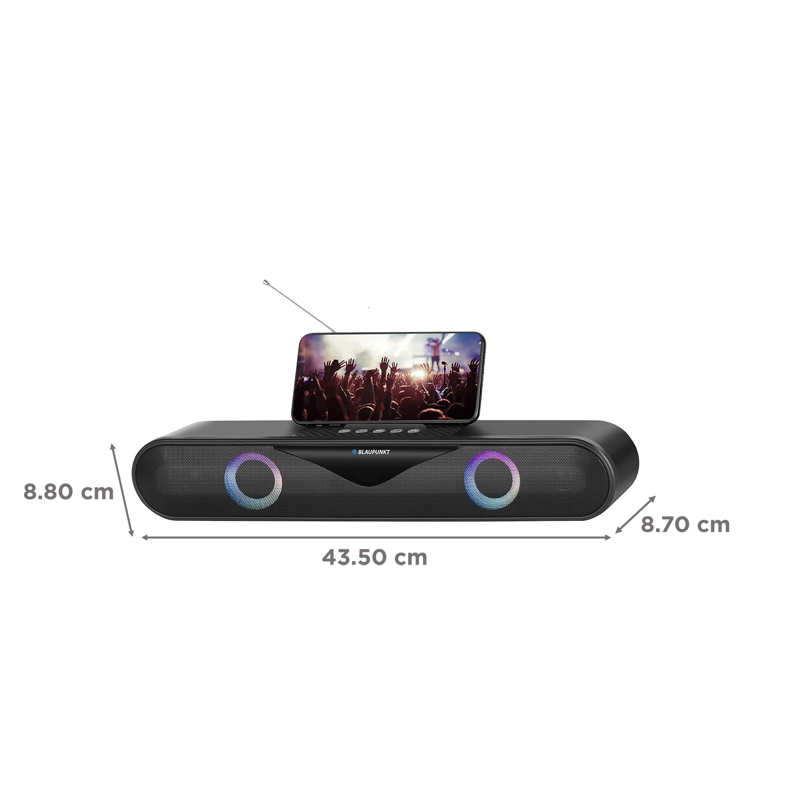 Blaupunkt SBA 20 Party 20W Bluetooth Soundbar (HD Sound, 2.1 Channel, Black) Blaupunkt SBA 20 Party 20W Bluetooth Soundbar (HD Sound, 2.1 Channel, Black)_3