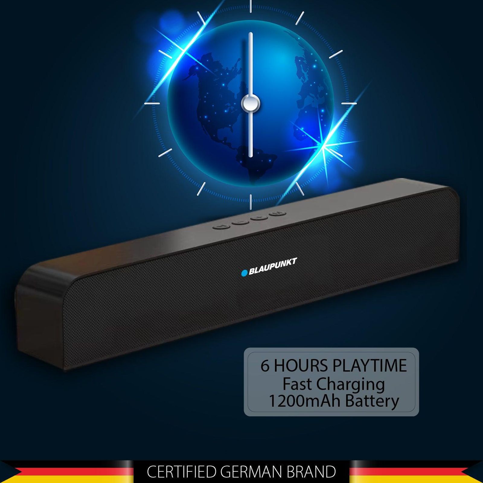 Blaupunkt SBA10 10W Bluetooth Soundbar (Deep Bass, Stereo Channel, Black) Blaupunkt SBA10 10W Bluetooth Soundbar (Deep Bass, Stereo Channel, Black)_8