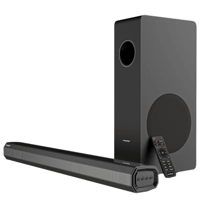 Blaupunkt SBW250 200W Bluetooth Soundbar with Remote (Powerful Surround Sound, 2.1 Channel, Black)