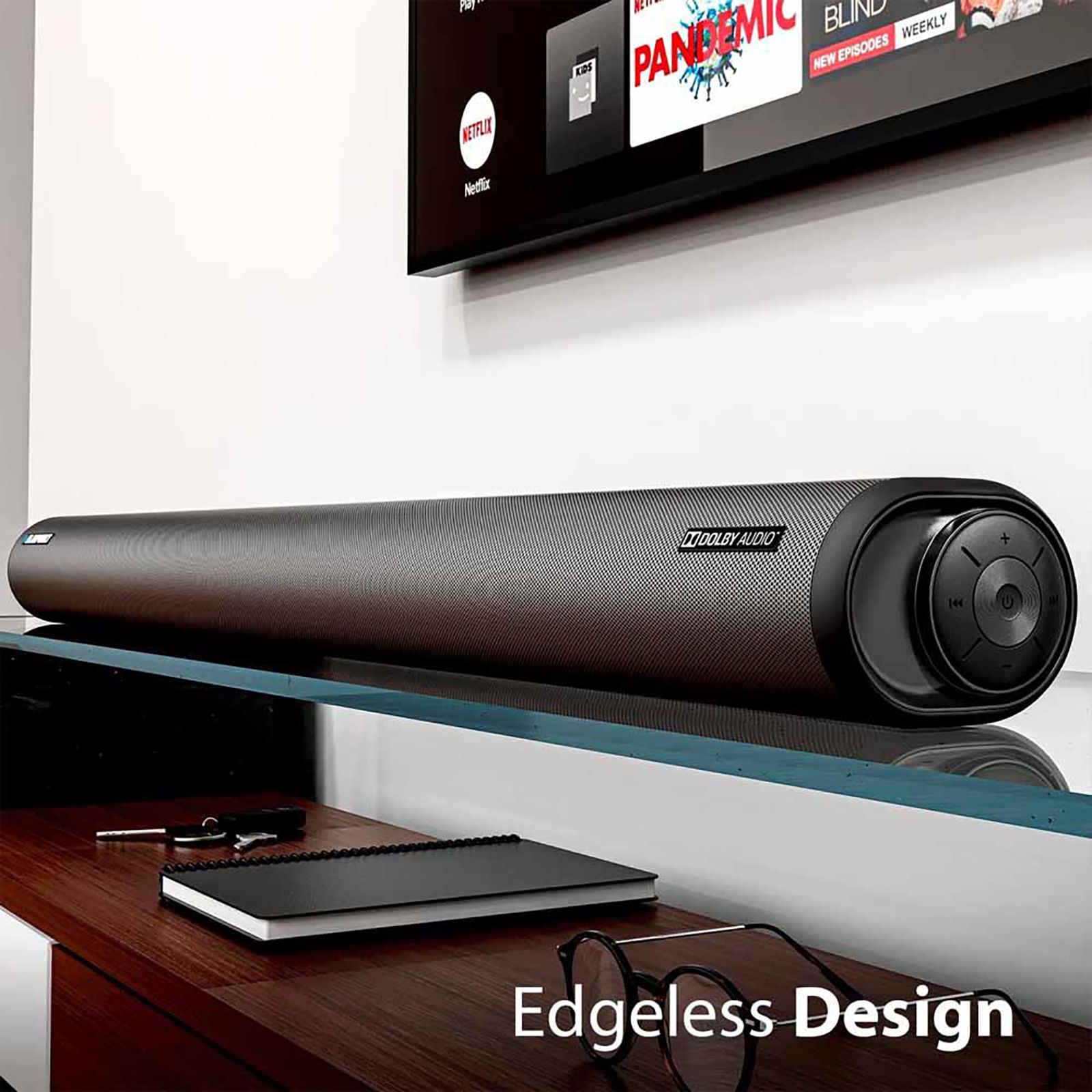 Blaupunkt SBWL100 220W Bluetooth Soundbar with Remote (Adaptive Sound Mode, 2.1 Channel, Black)_8