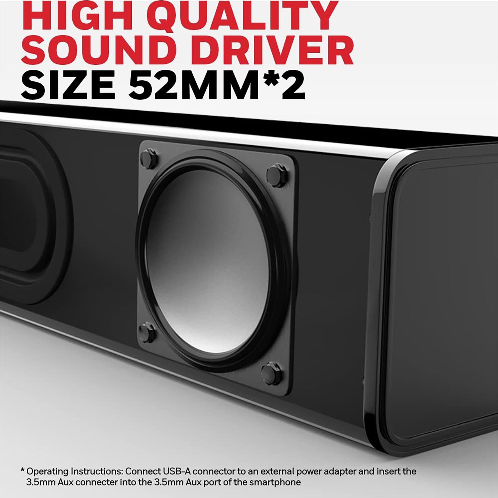 Honeywell Moxie V500 10W Soundbar (Deep Bass Sound, 2.0 Channel, Black)_8